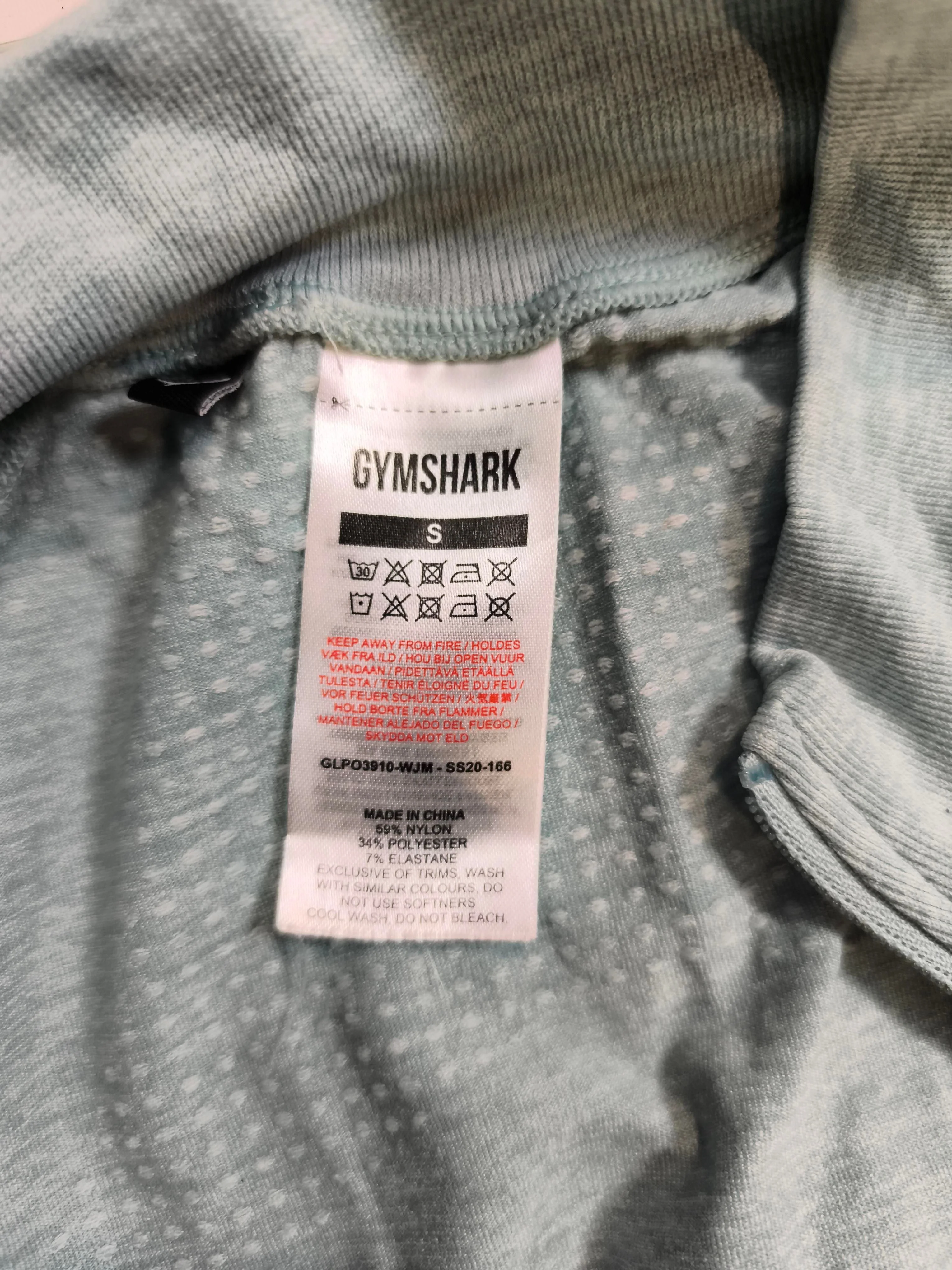 Gymshark Women's Hoodie S Green Nylon with Polyester, Elastane Pullover - Image 6
