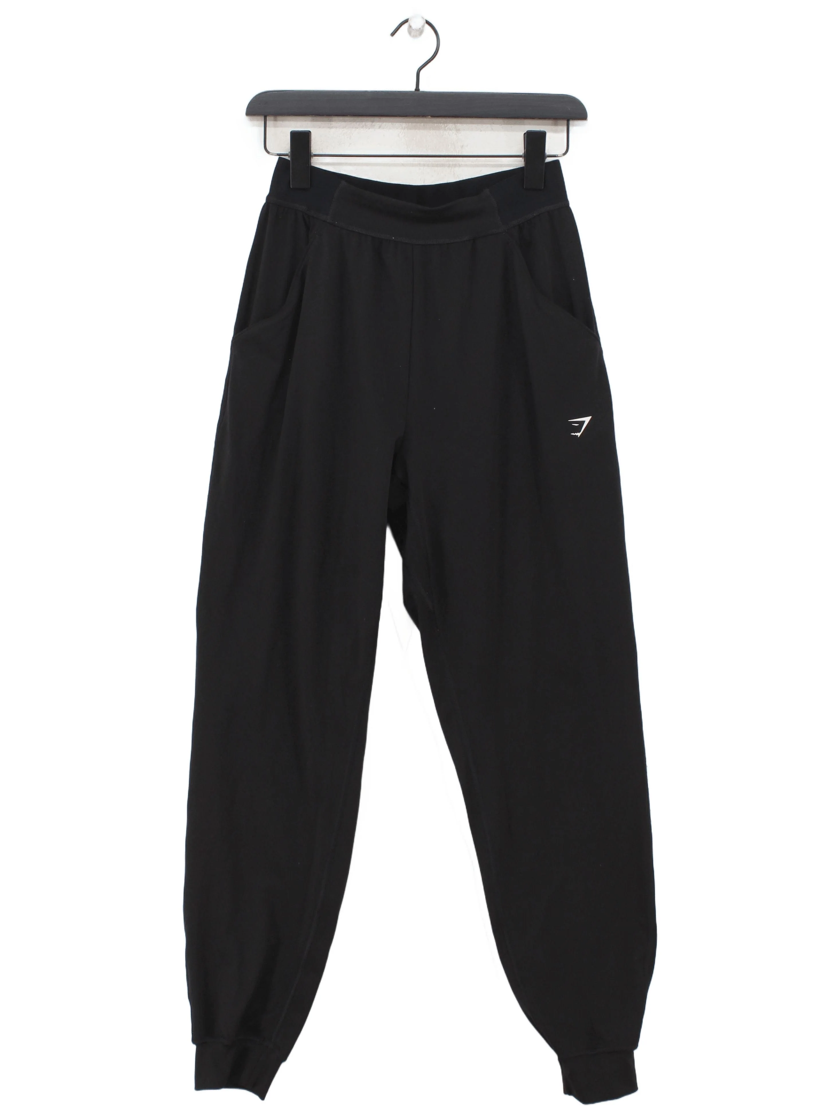 Gymshark Women's Jumpsuit S Black Polyester with Elastane Straight Jumpsuit