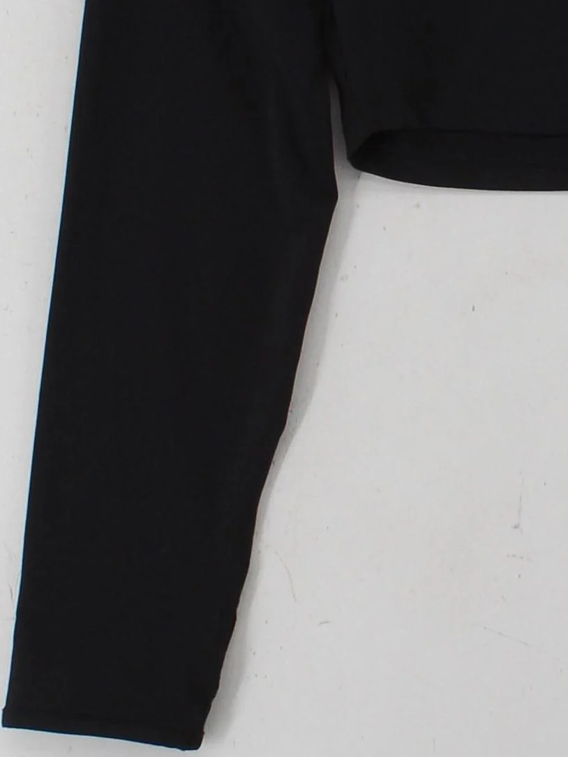 Gymshark Women's Loungewear M Black Polyester with Elastane Basic - Image 4