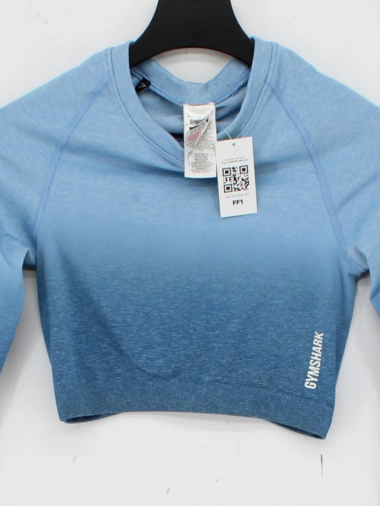 Gymshark Women's Loungewear M Blue Polyester with Elastane Basic - Image 3