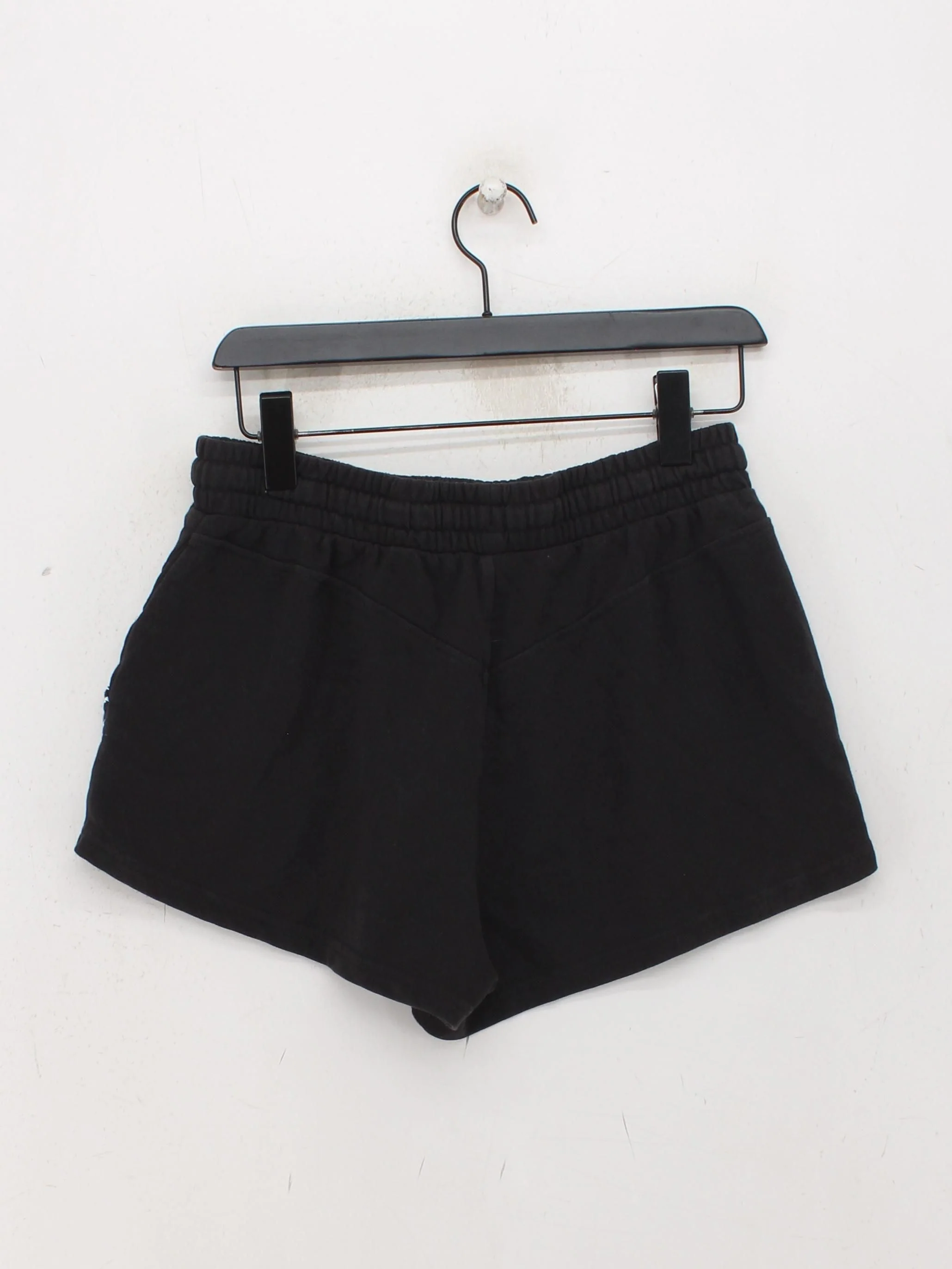 Gymshark Women's Shorts M Black Cotton with Polyester Sweat - Image 2
