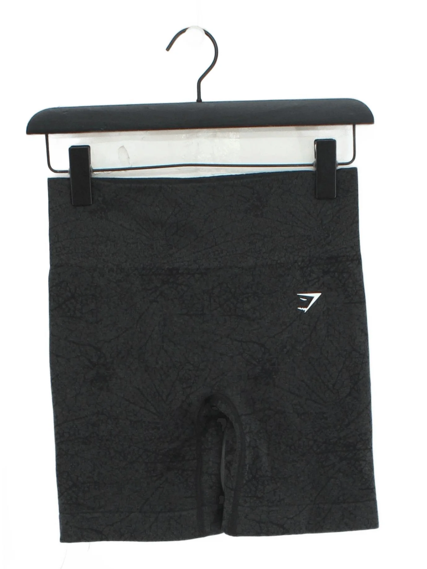 Gymshark Women's Shorts XS Black Animal Print 100% Other Cut-Off