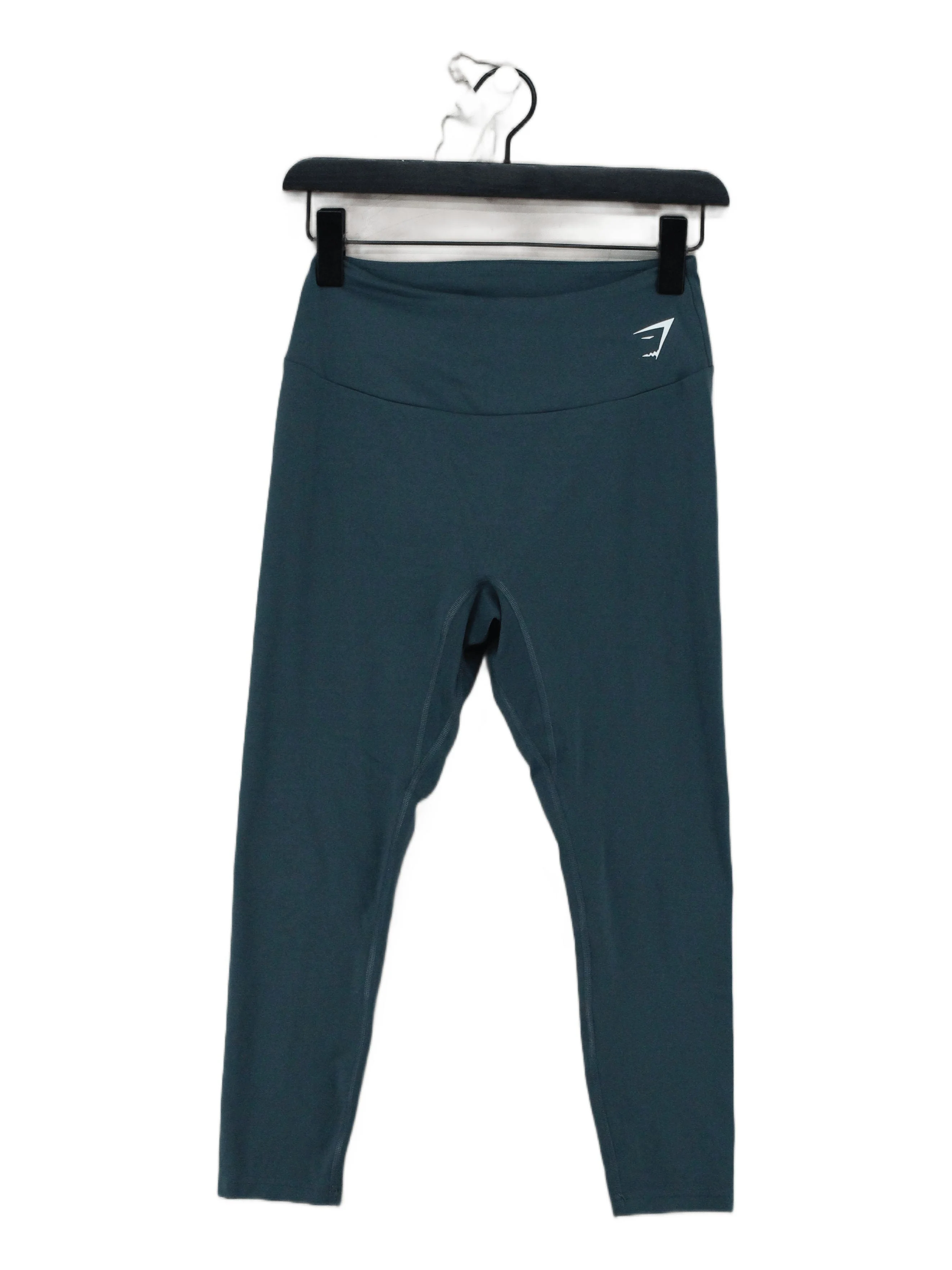 Gymshark Women's Sports Bottoms M Blue Polyester with Elastane Sweatpants