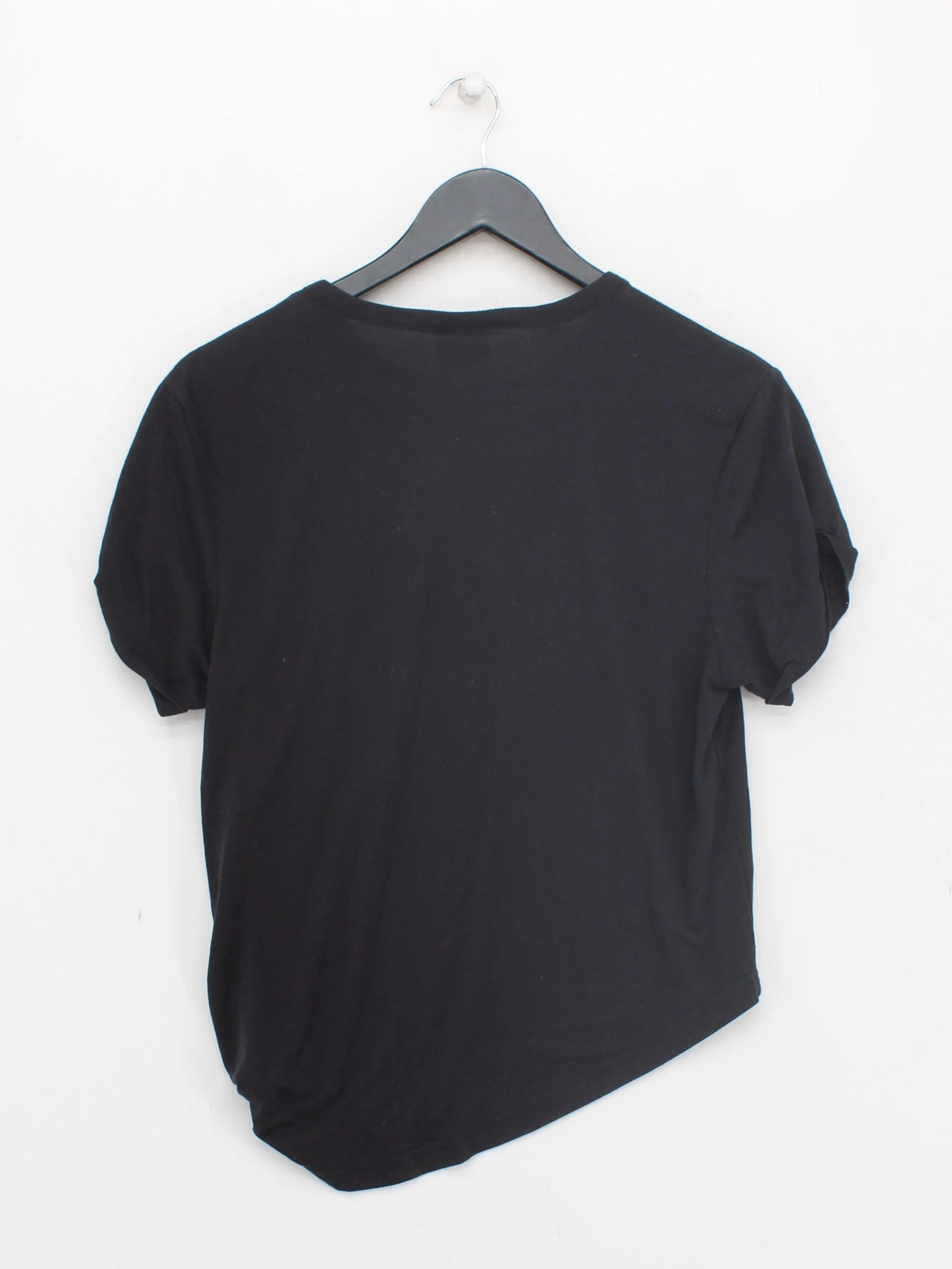 Gymshark Women's T-Shirt M Black Polyester with Viscose Basic - Image 2