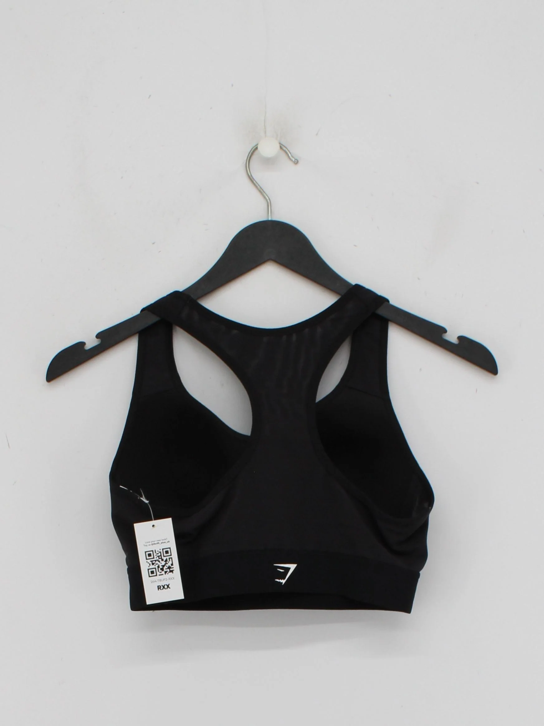 Gymshark Women's Top XS Black 100% Other Sleeveless Round Neck Cropped - Image 2