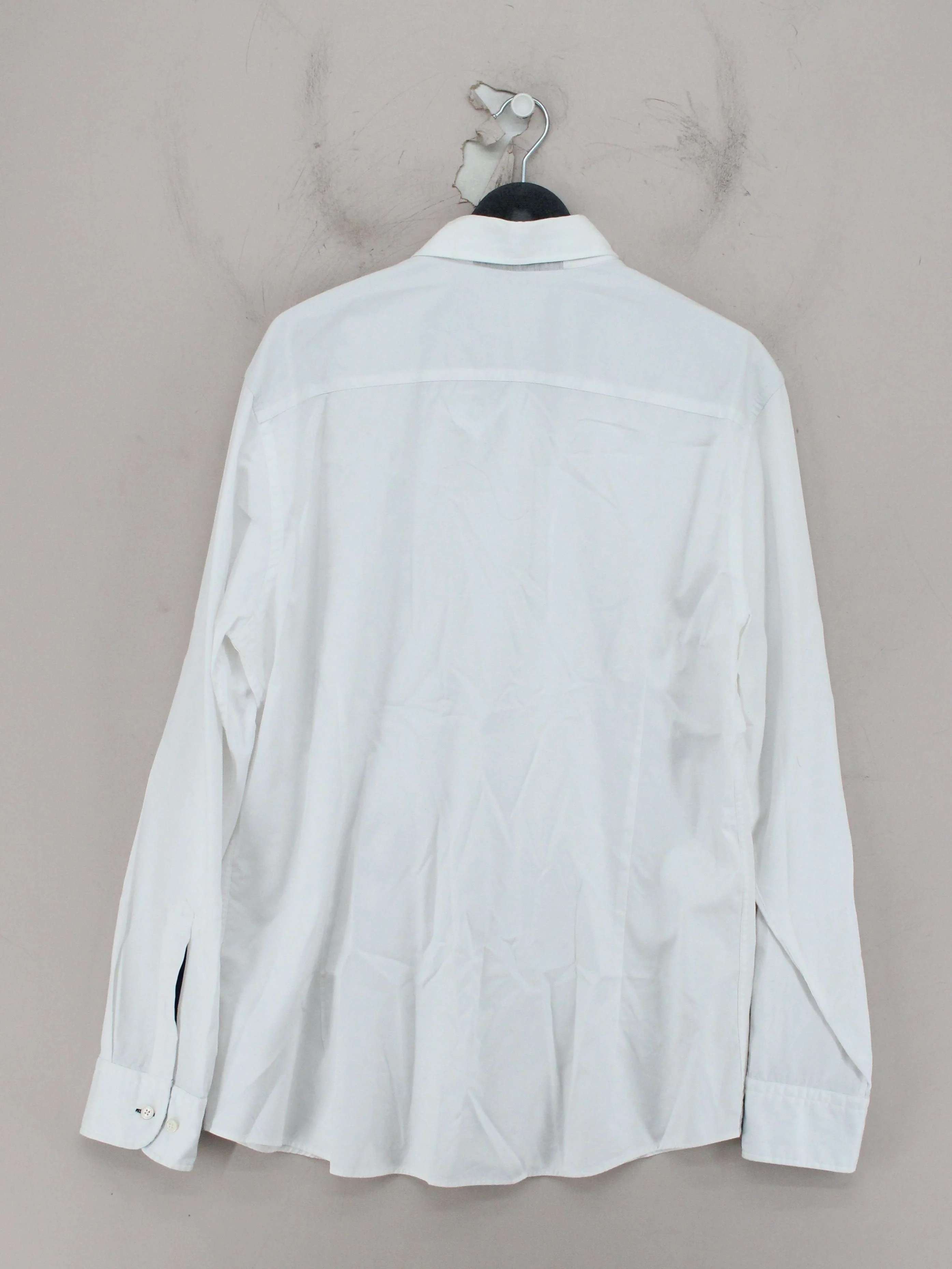 Hackett Men's Shirt XL White 100% Cotton Basic - Image 2