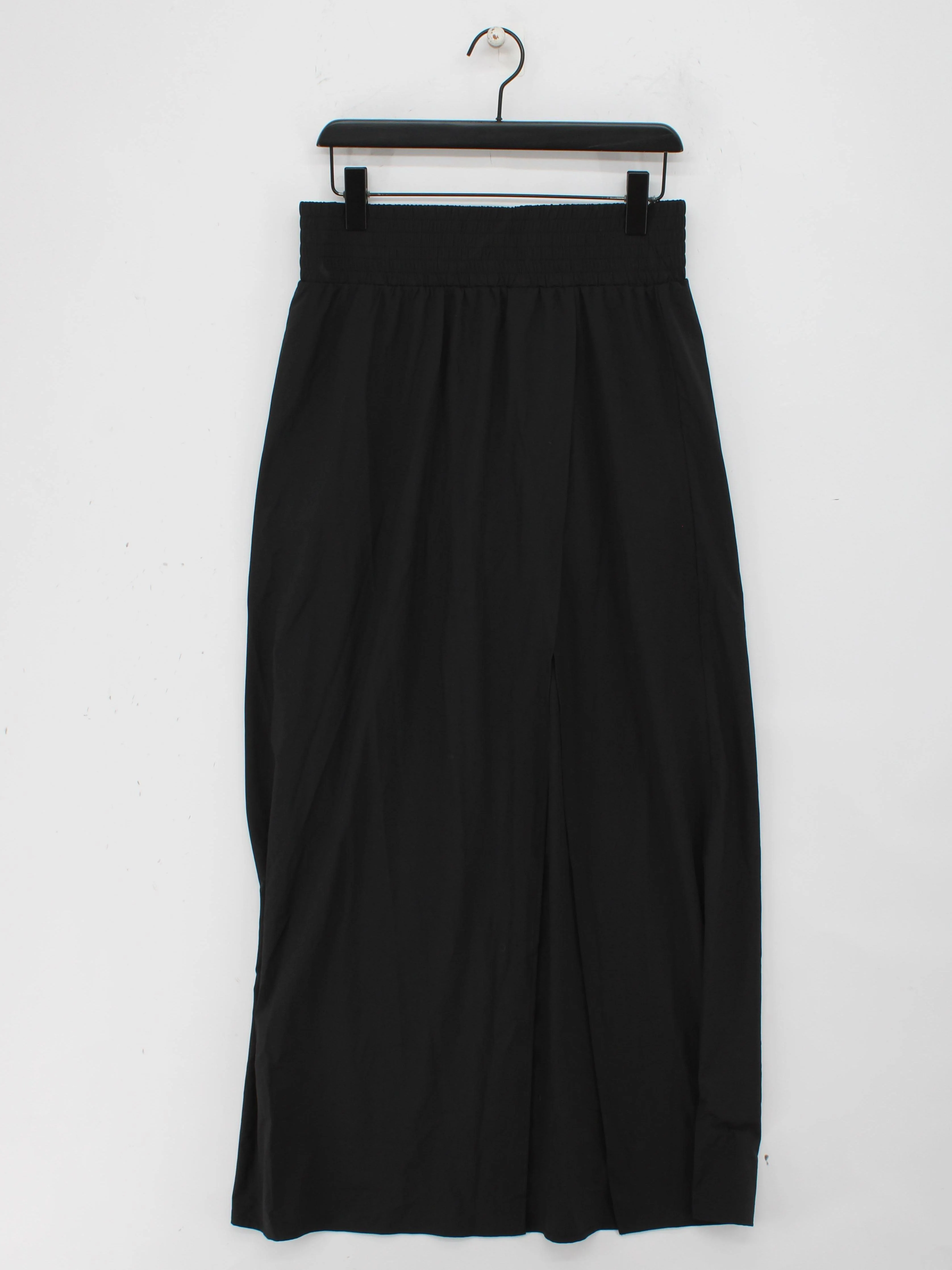 Halara Women's Maxi Skirt L Black Polyester with Elastane, Nylon Long Maxi - Image 2