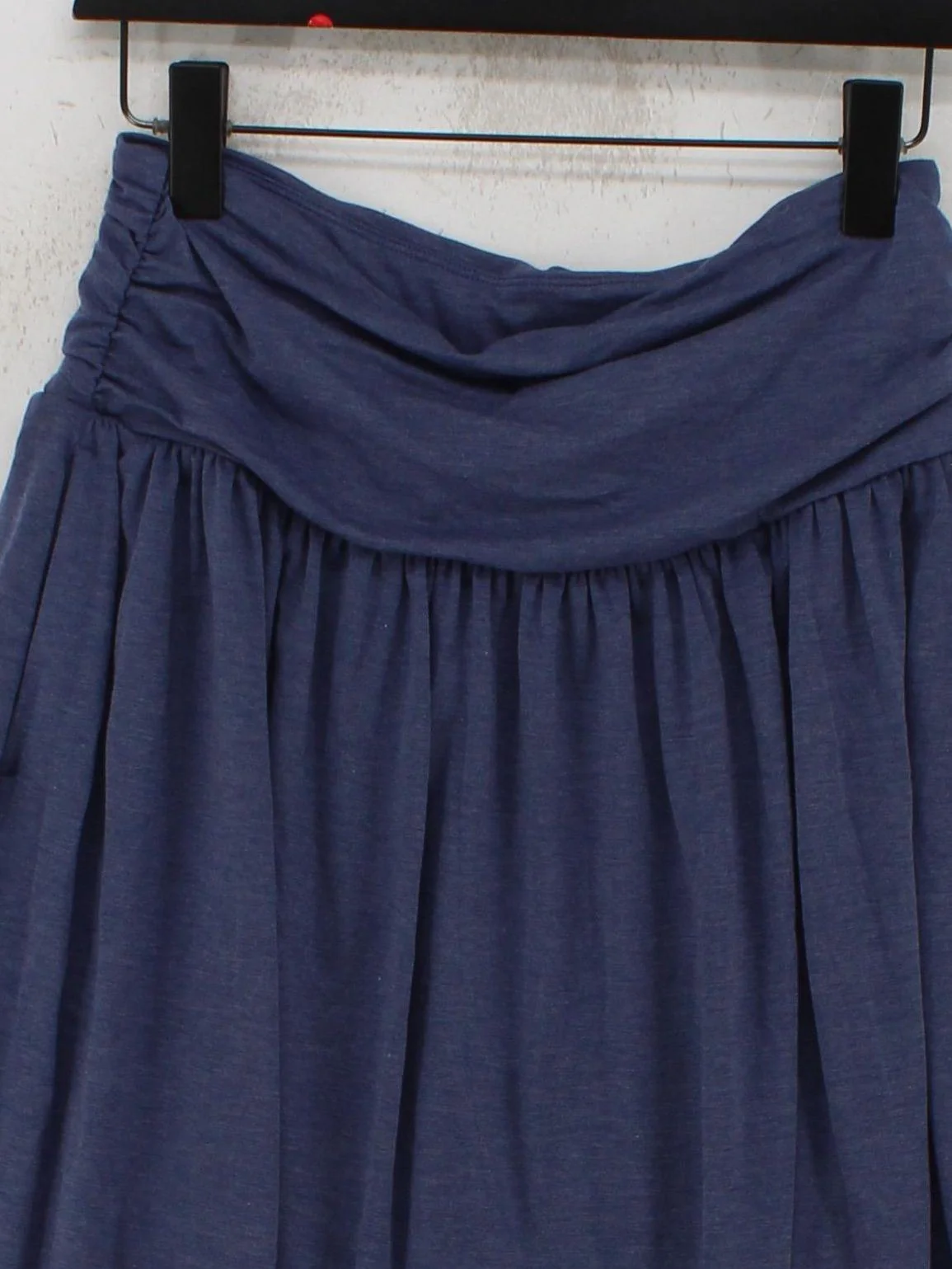Halara Women's Mini Skirt M Blue Polyester with Elastane, Viscose Short Mini - Image 3