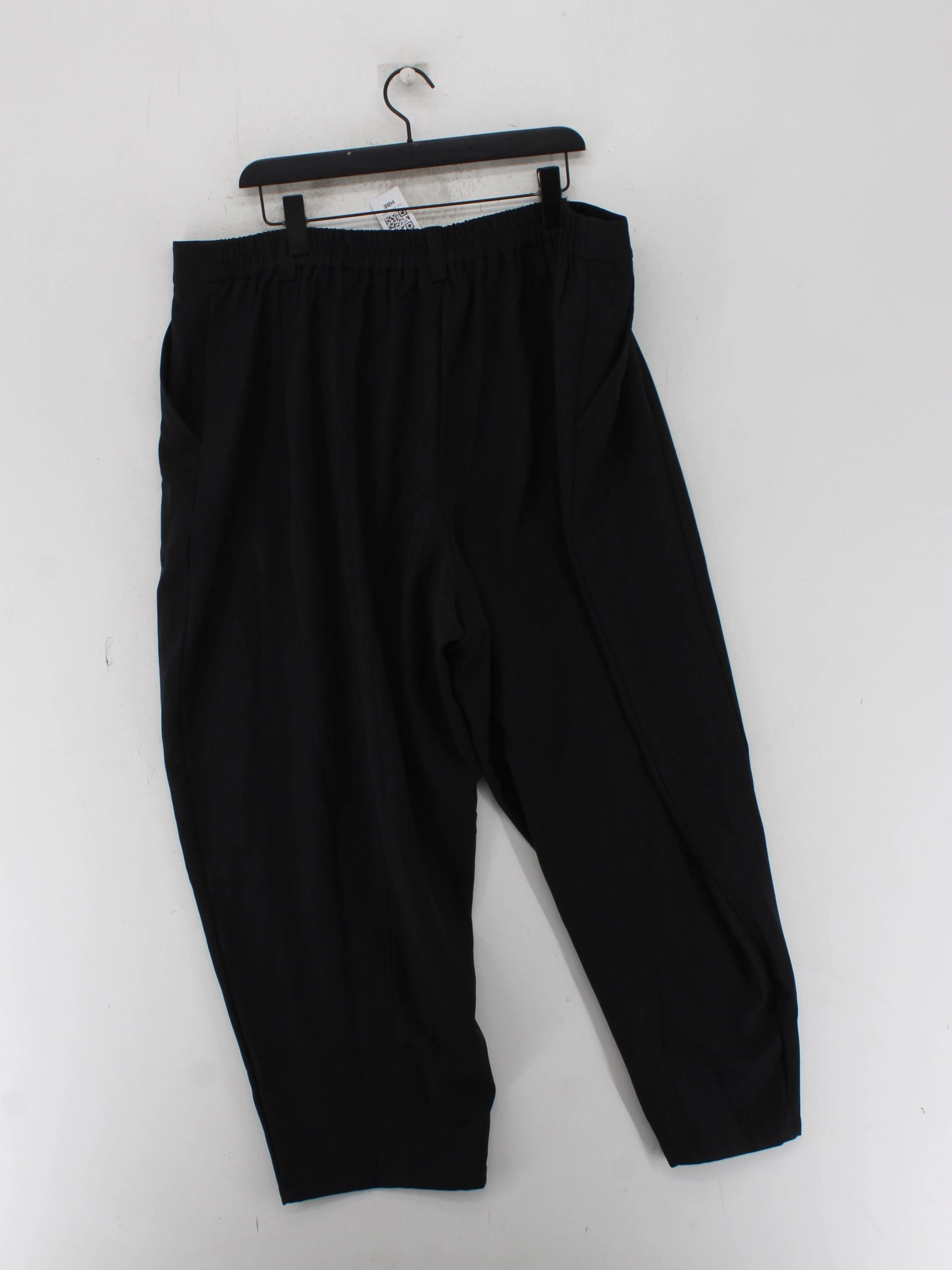 Halara Women's Trousers W 42 in Black 100% Other Wide-Leg Capri - Image 2