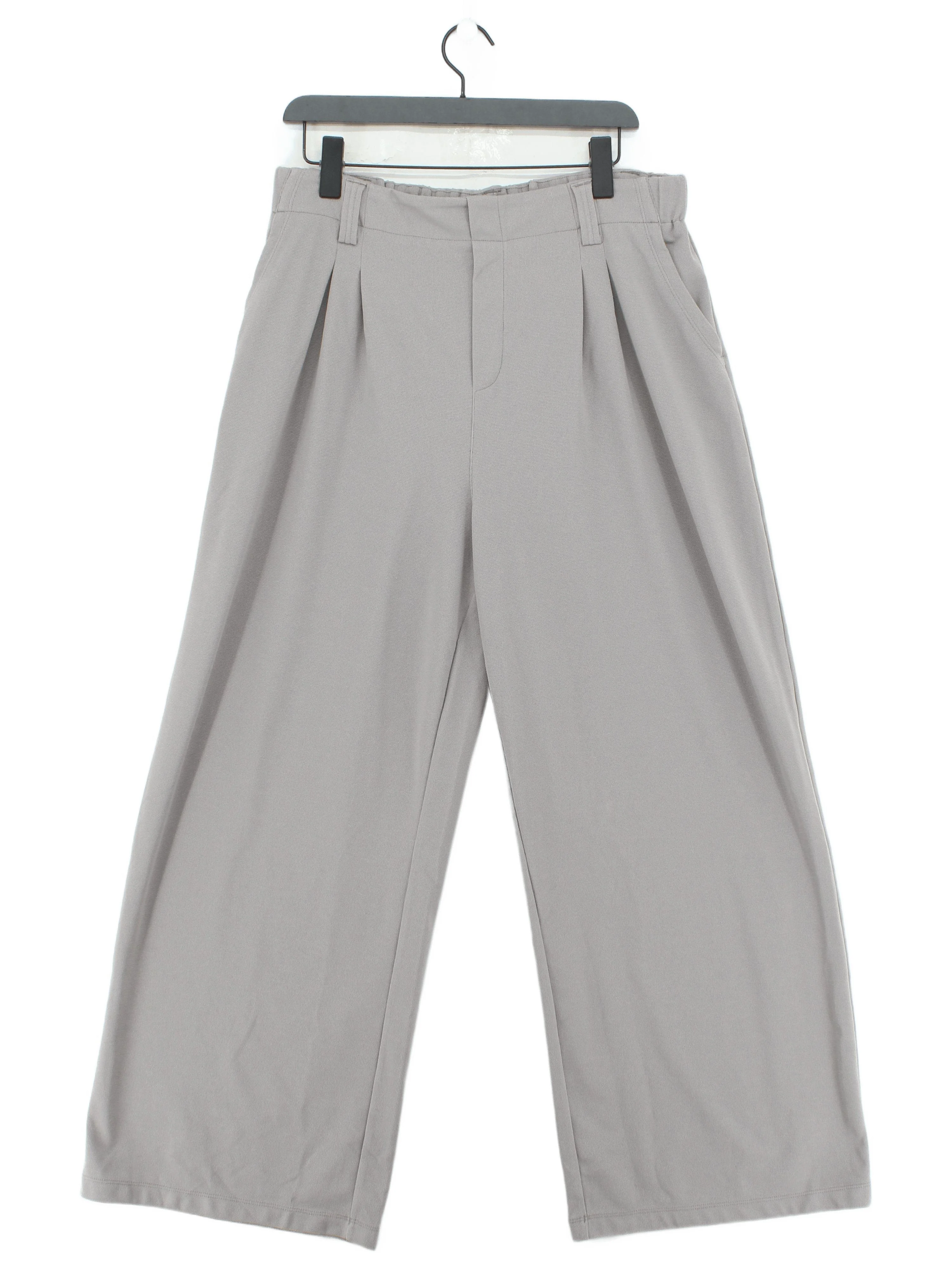 Halara Women's Trousers XL Grey Polyester with Elastane Wide-Leg Sweatpants