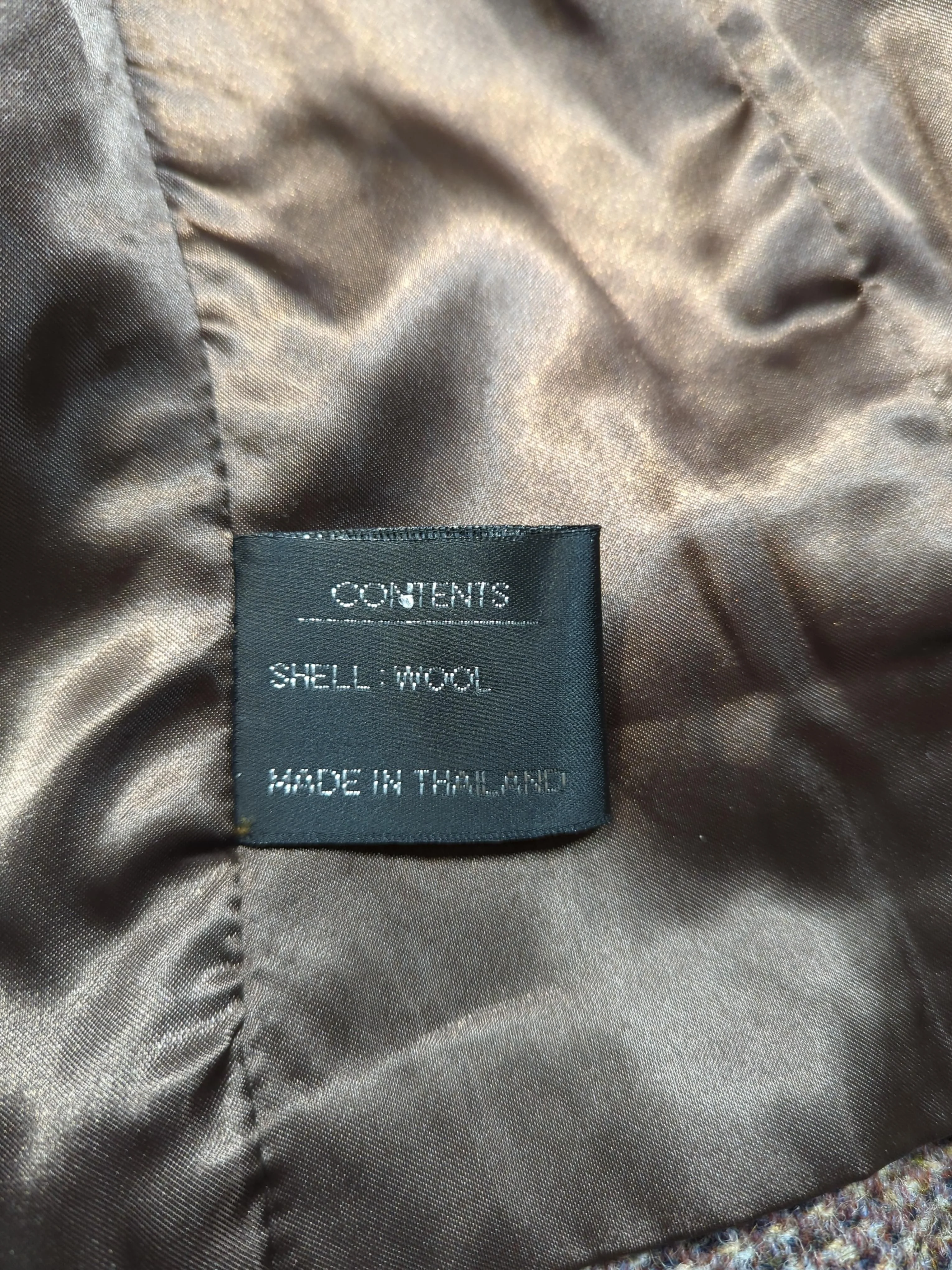 Harris Tweed Women's Coat L Brown 100% Wool Overcoat - Image 6
