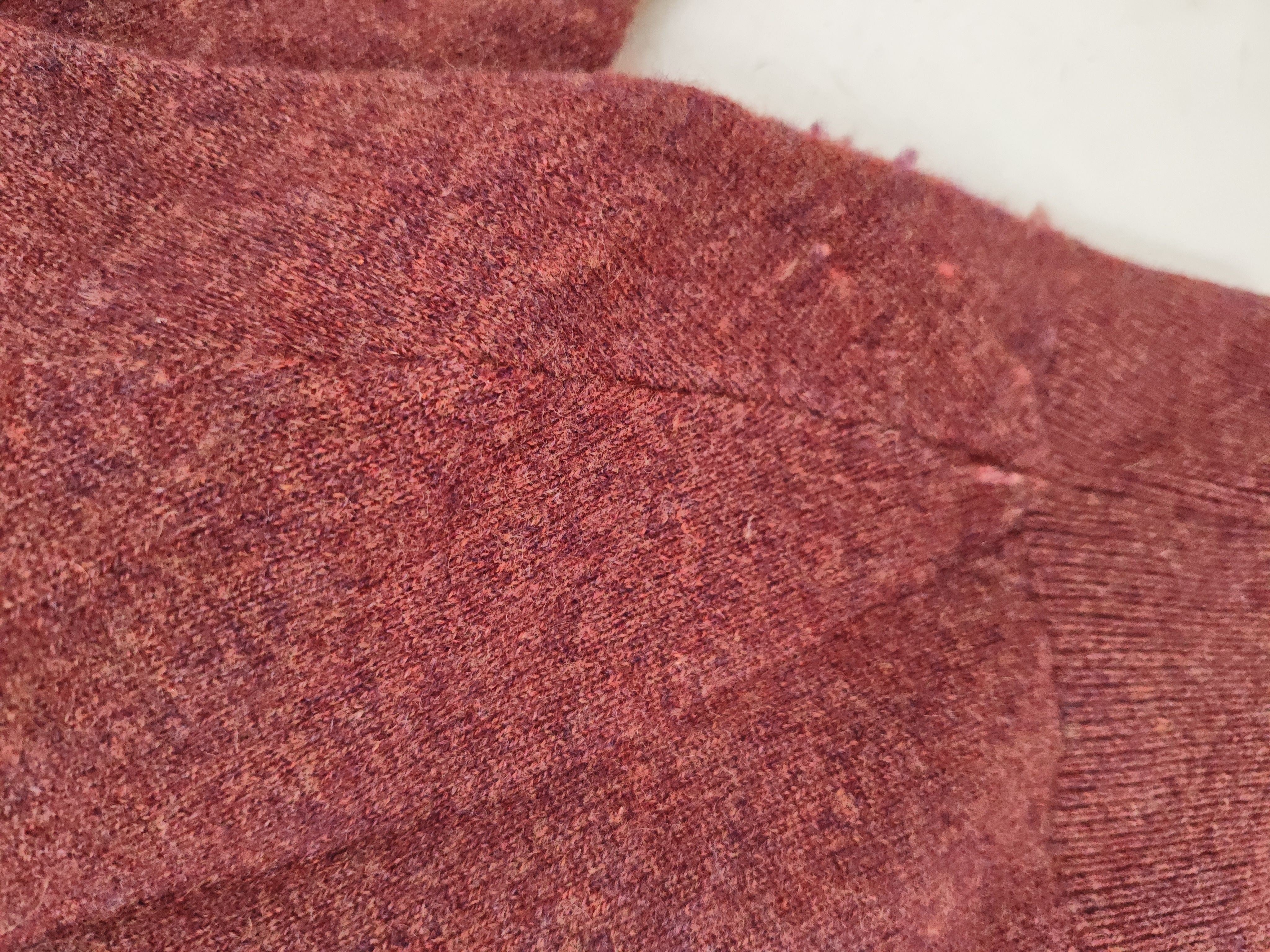 Hatch Women's Jumper UK 4 Red 100% Cashmere Mock Neck Pullover - Image 5