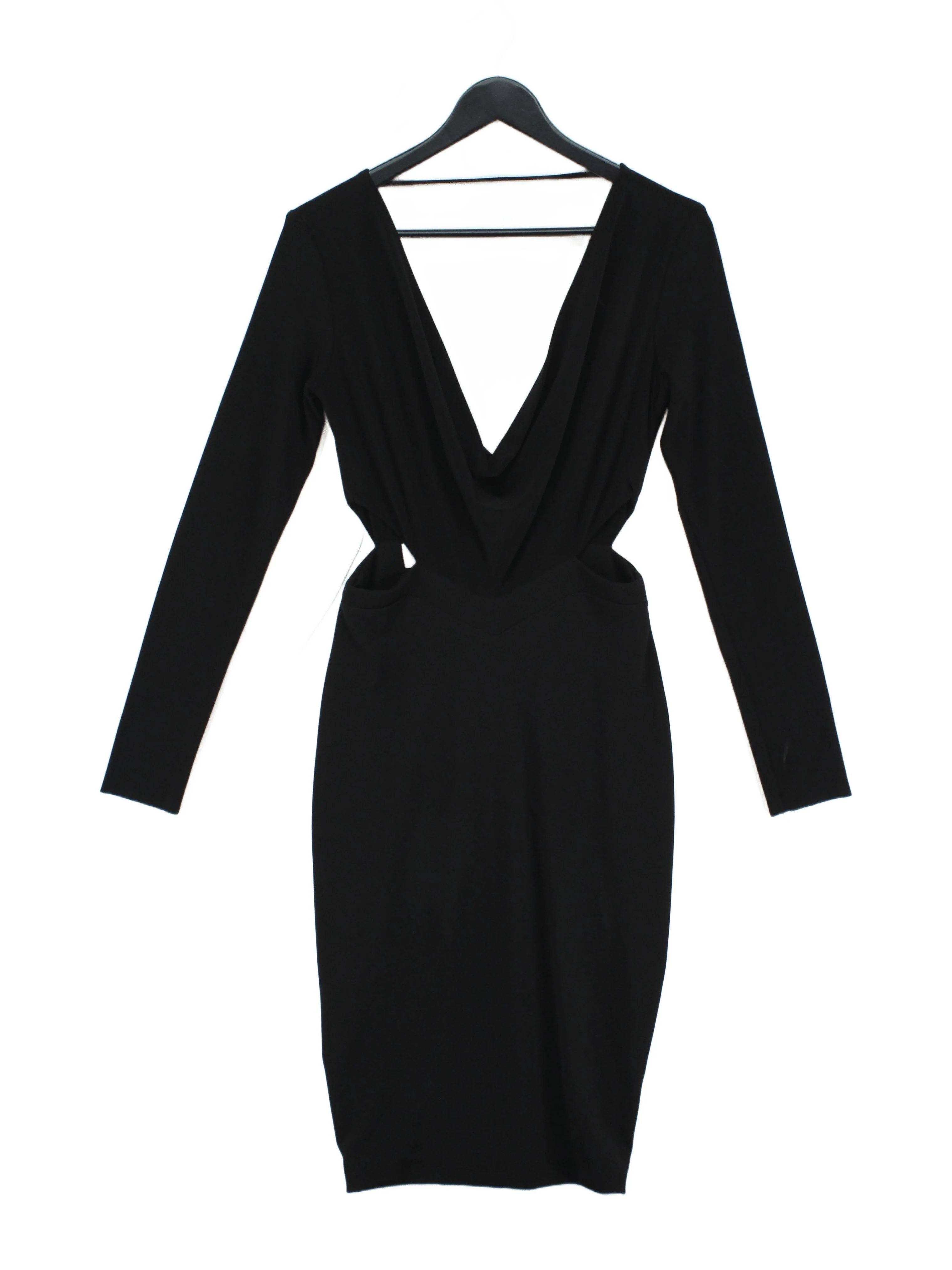 Hedonia Bodycon Midi Dress UK10 in Black