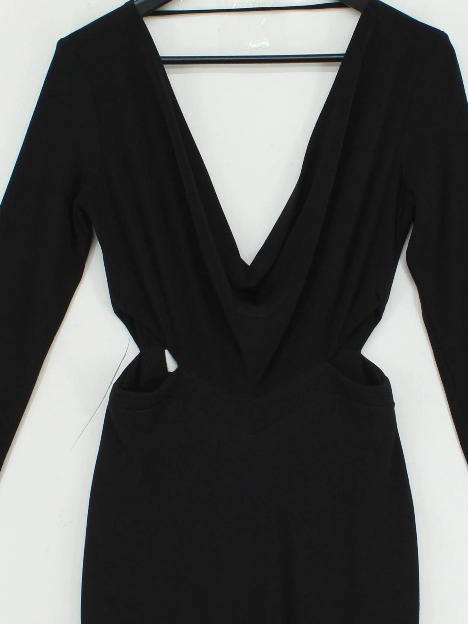Hedonia Bodycon Midi Dress UK10 in Black - Image 3