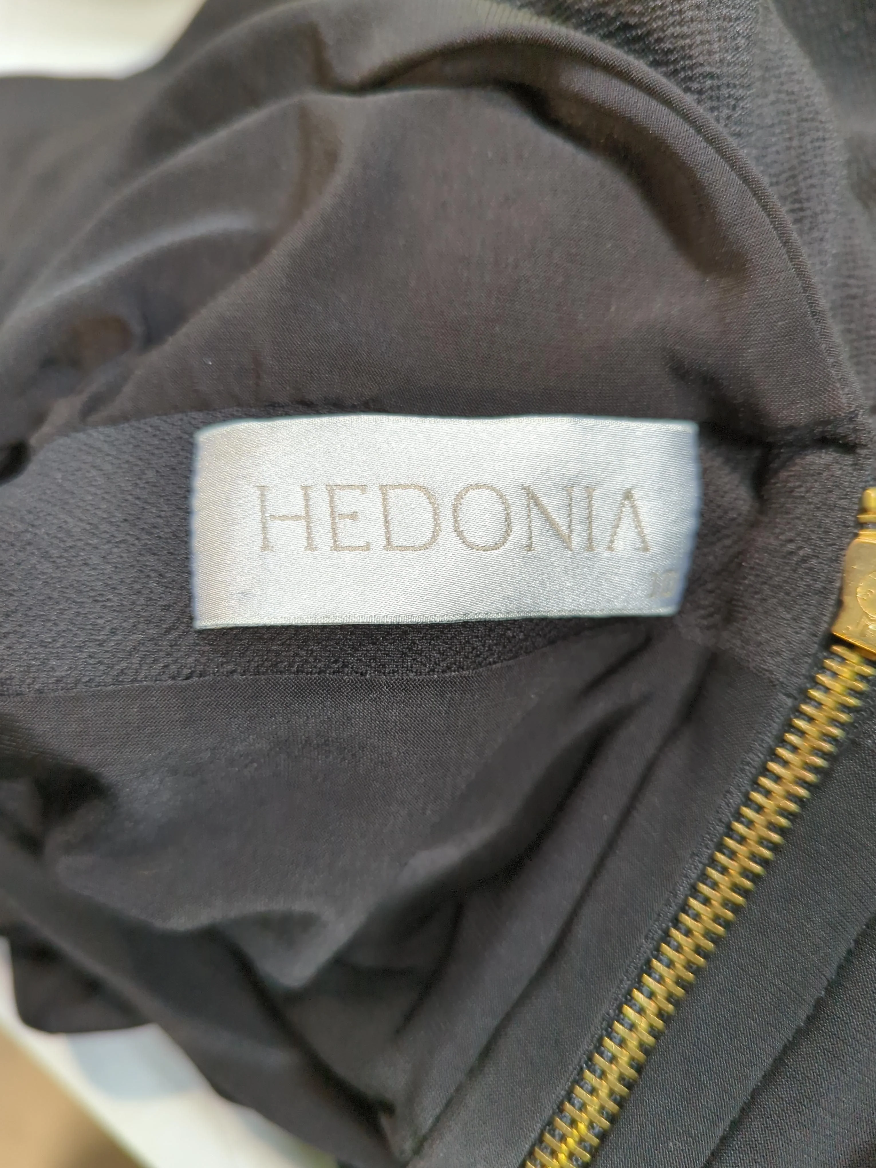 Hedonia Bodycon Midi Dress UK10 in Black - Image 6