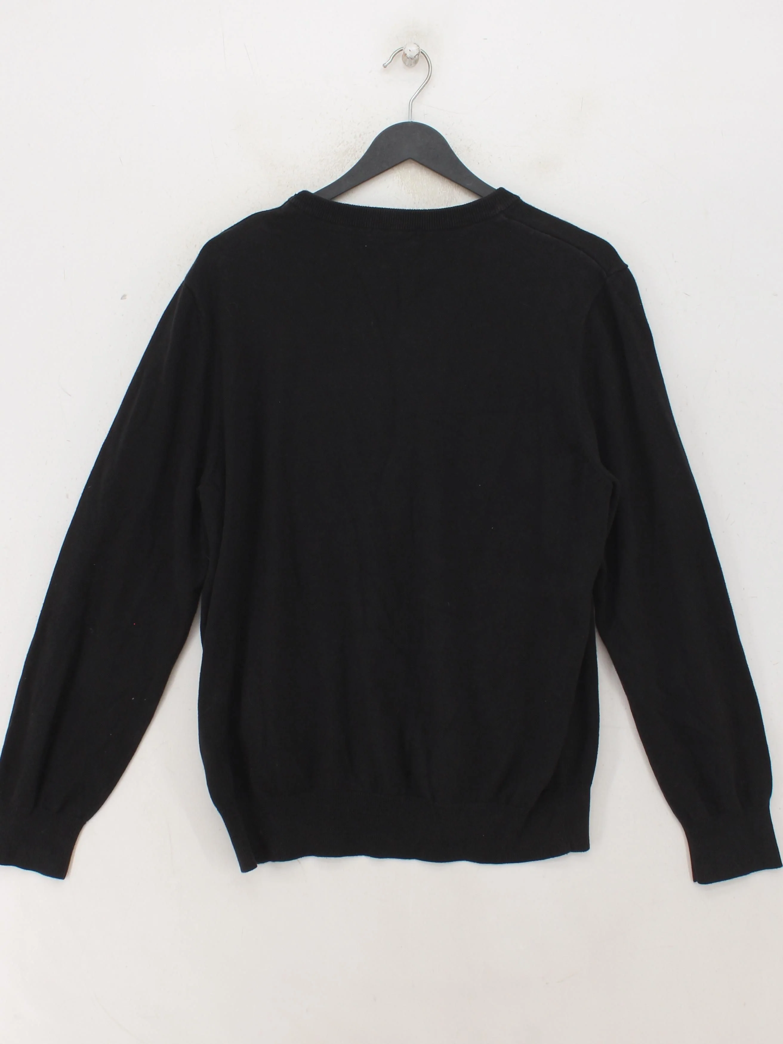Henri Lloyd Men's Jumper L Black 100% Cotton Round Neck Pullover - Image 2