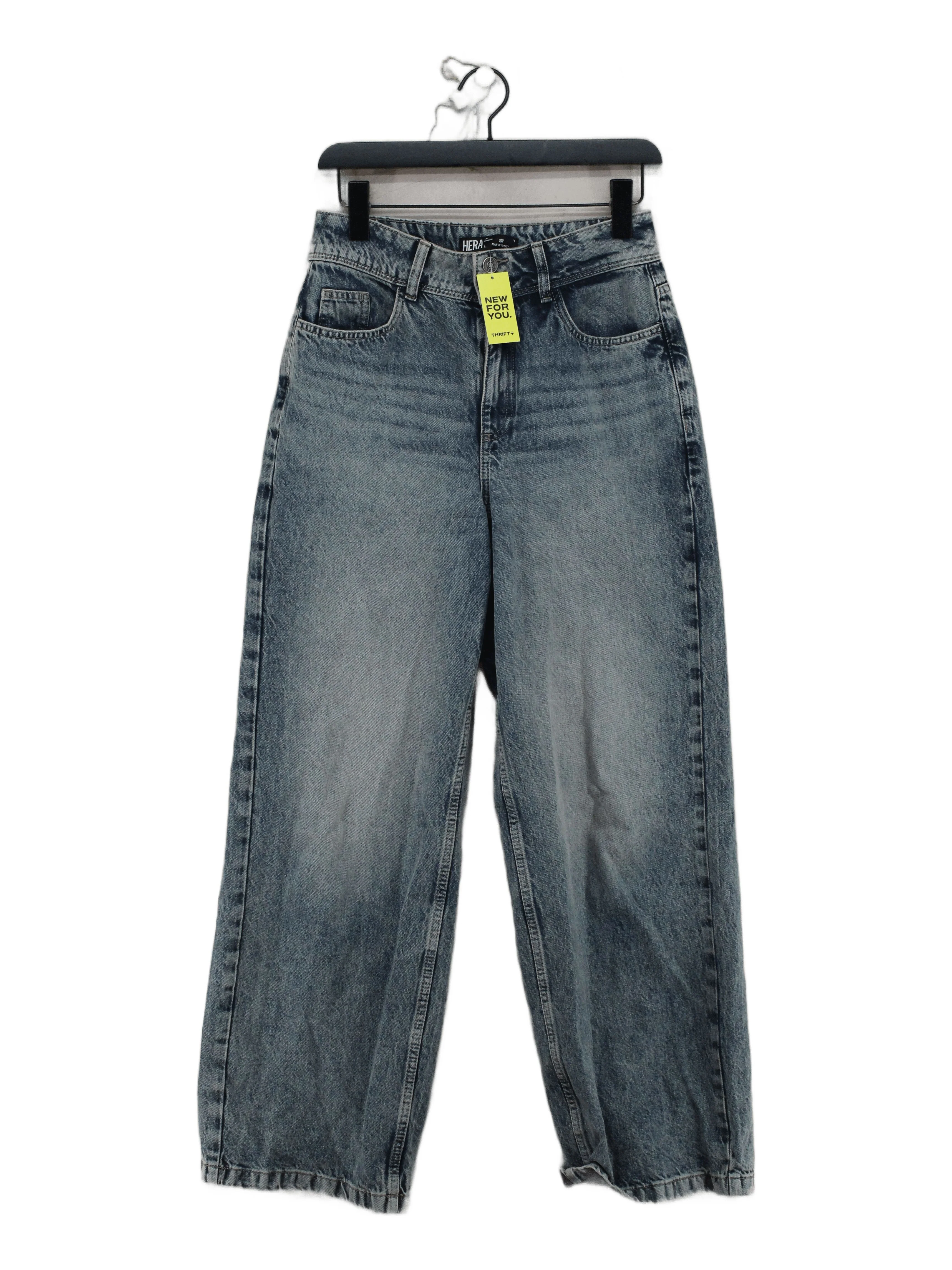 Hera Women's Jeans UK 10 Blue 100% Cotton Wide-Leg
