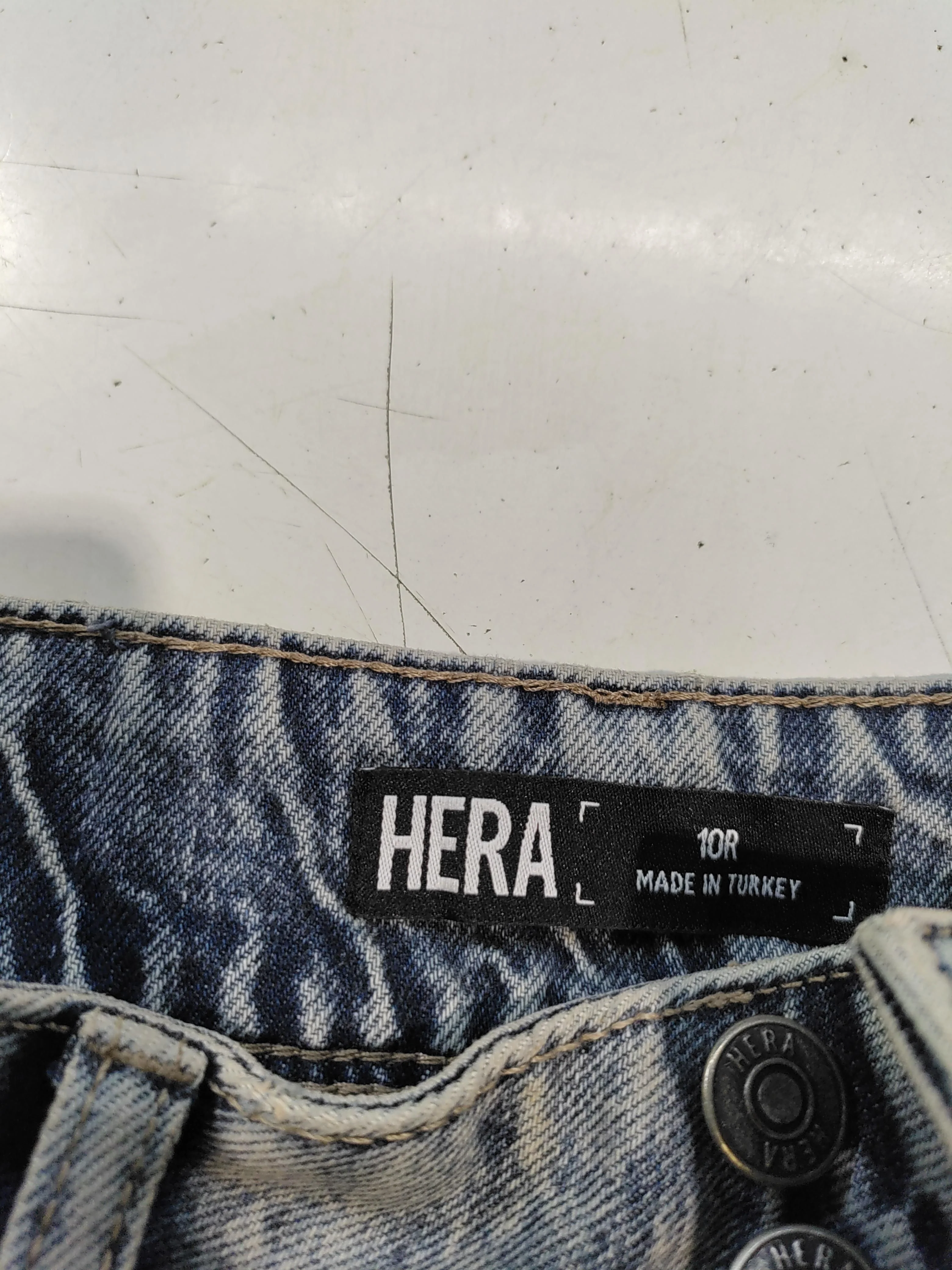 Hera Women's Jeans UK 10 Blue 100% Cotton Wide-Leg - Image 5