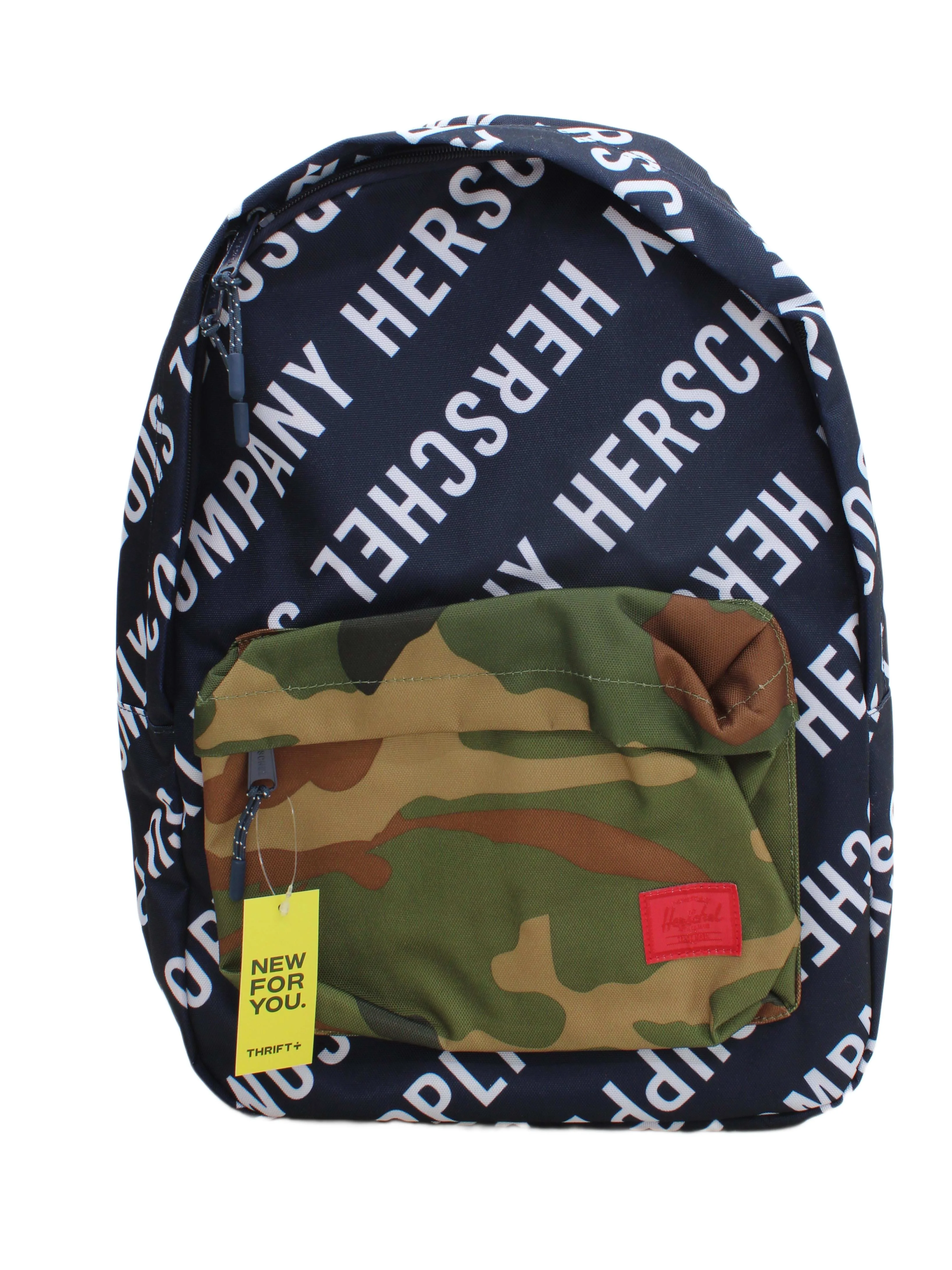 Herschel Men's Bag Blue Graphic 100% Polyester Backpack New with tags