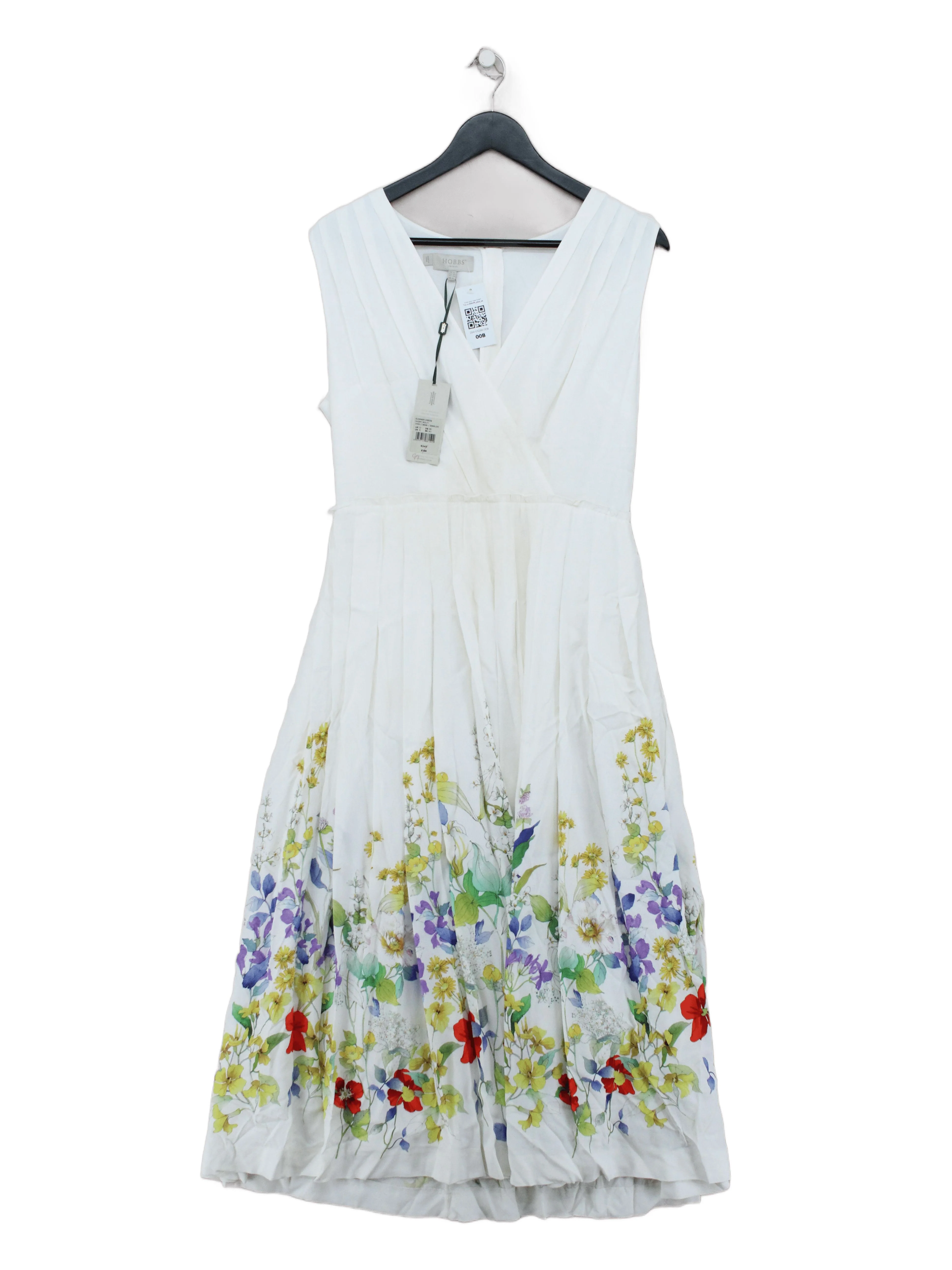 Hobbs A-Line Midi Dress UK12 in Multi