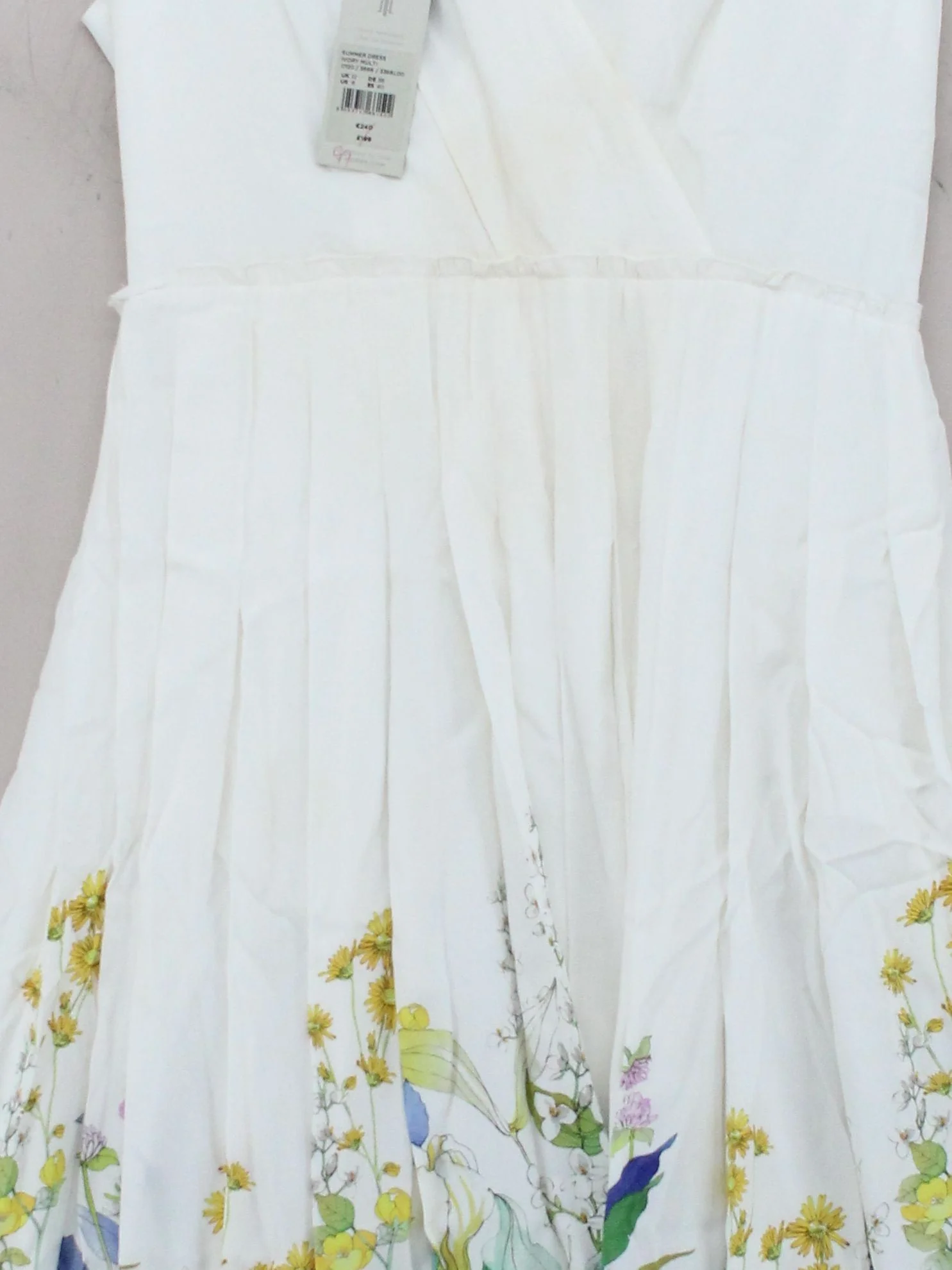Hobbs A-Line Midi Dress UK12 in Multi - Image 3