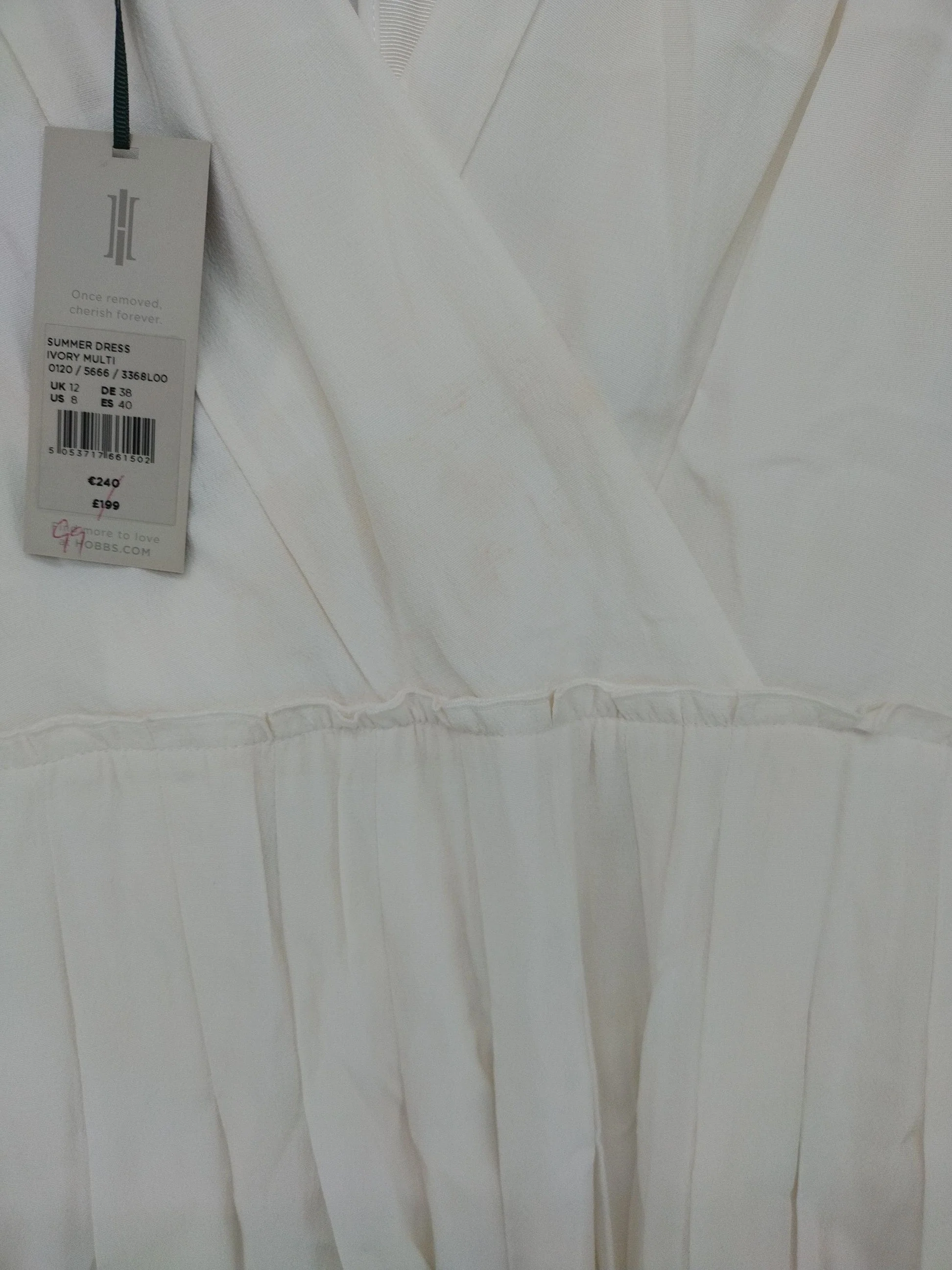 Hobbs A-Line Midi Dress UK12 in Multi - Image 6