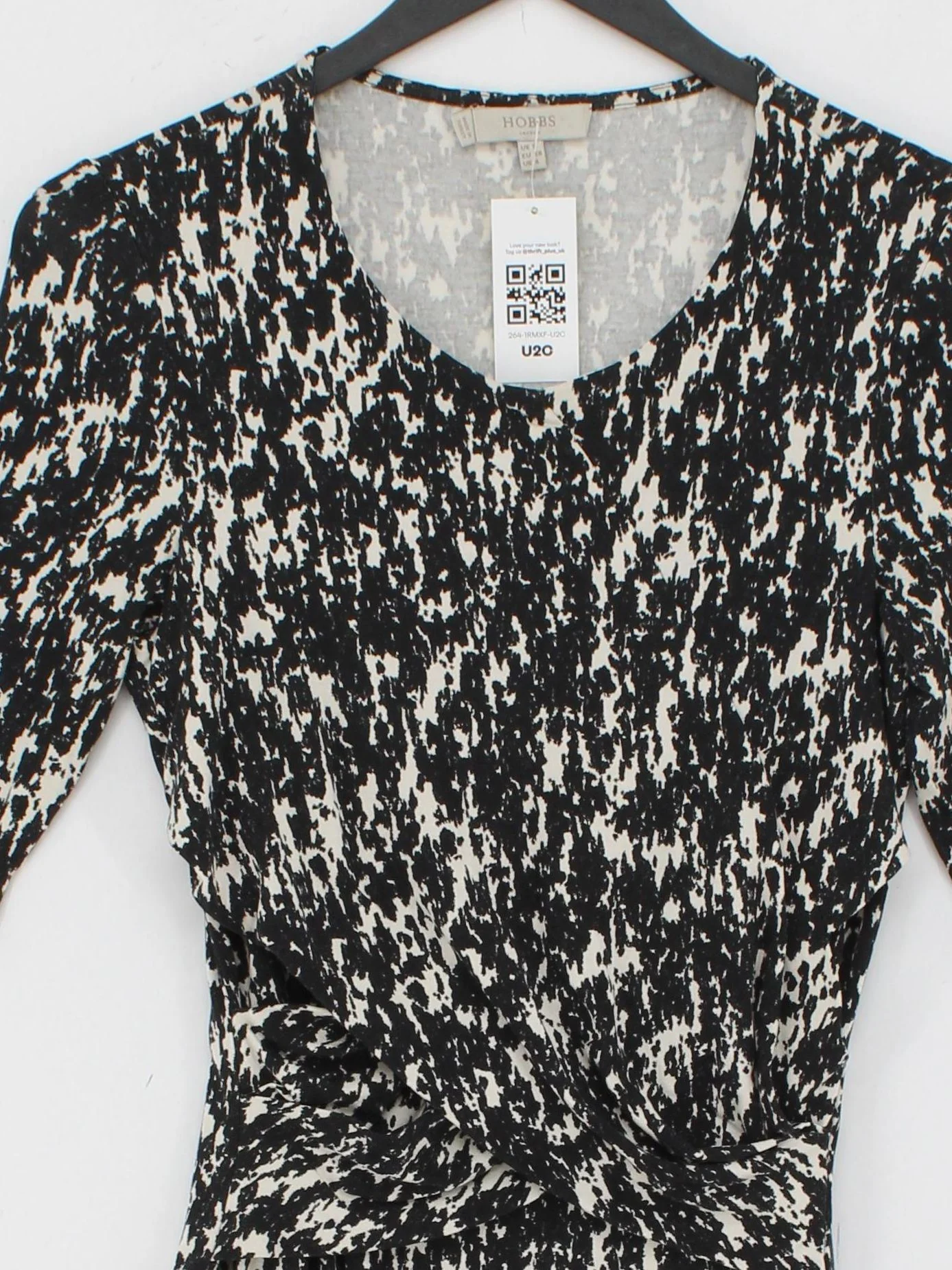 Hobbs Bodycon Mini Dress UK8 in Multi - Image 3