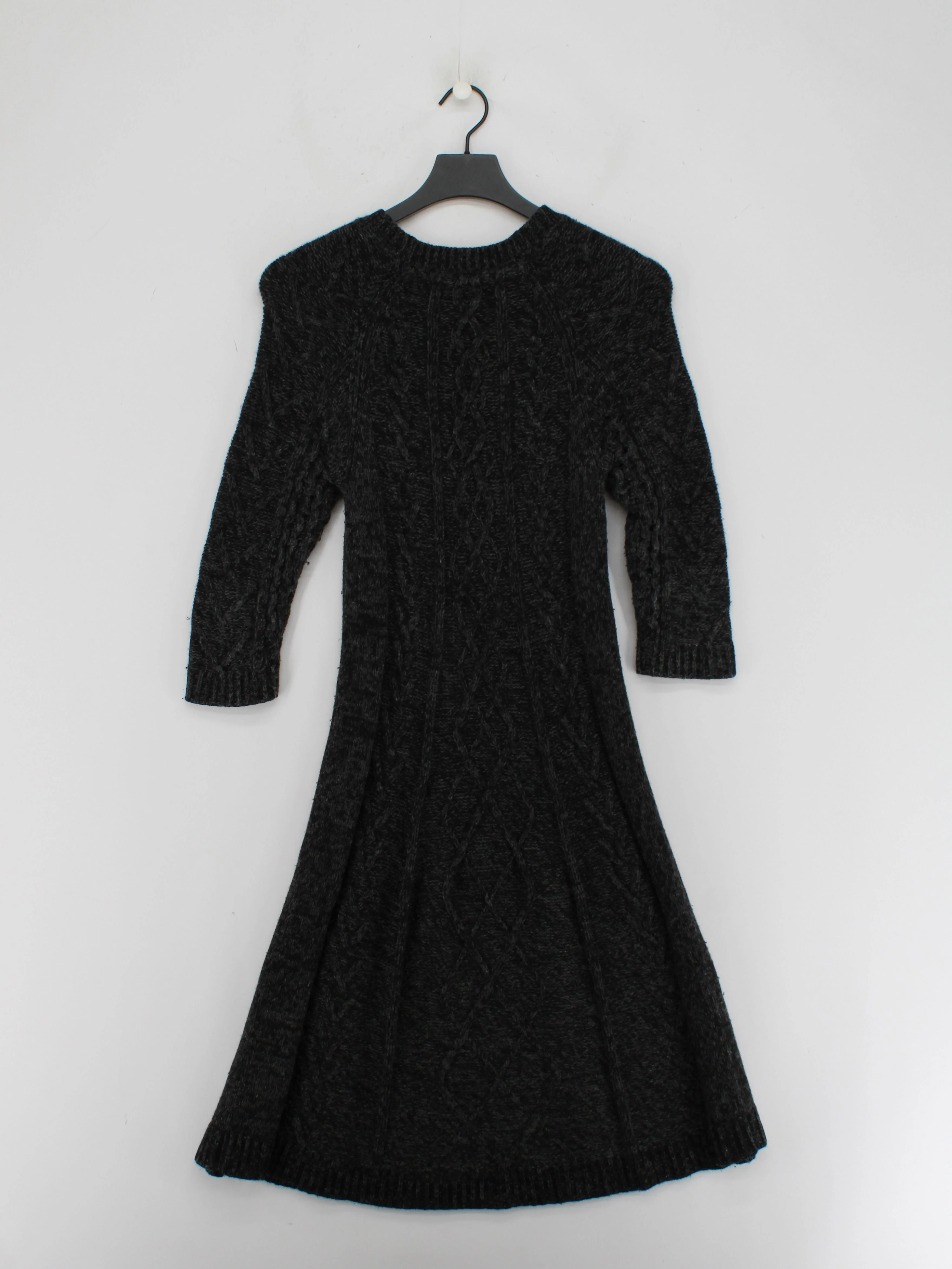 Hobbs Jumper Midi Dress UK12 in Grey - Image 2