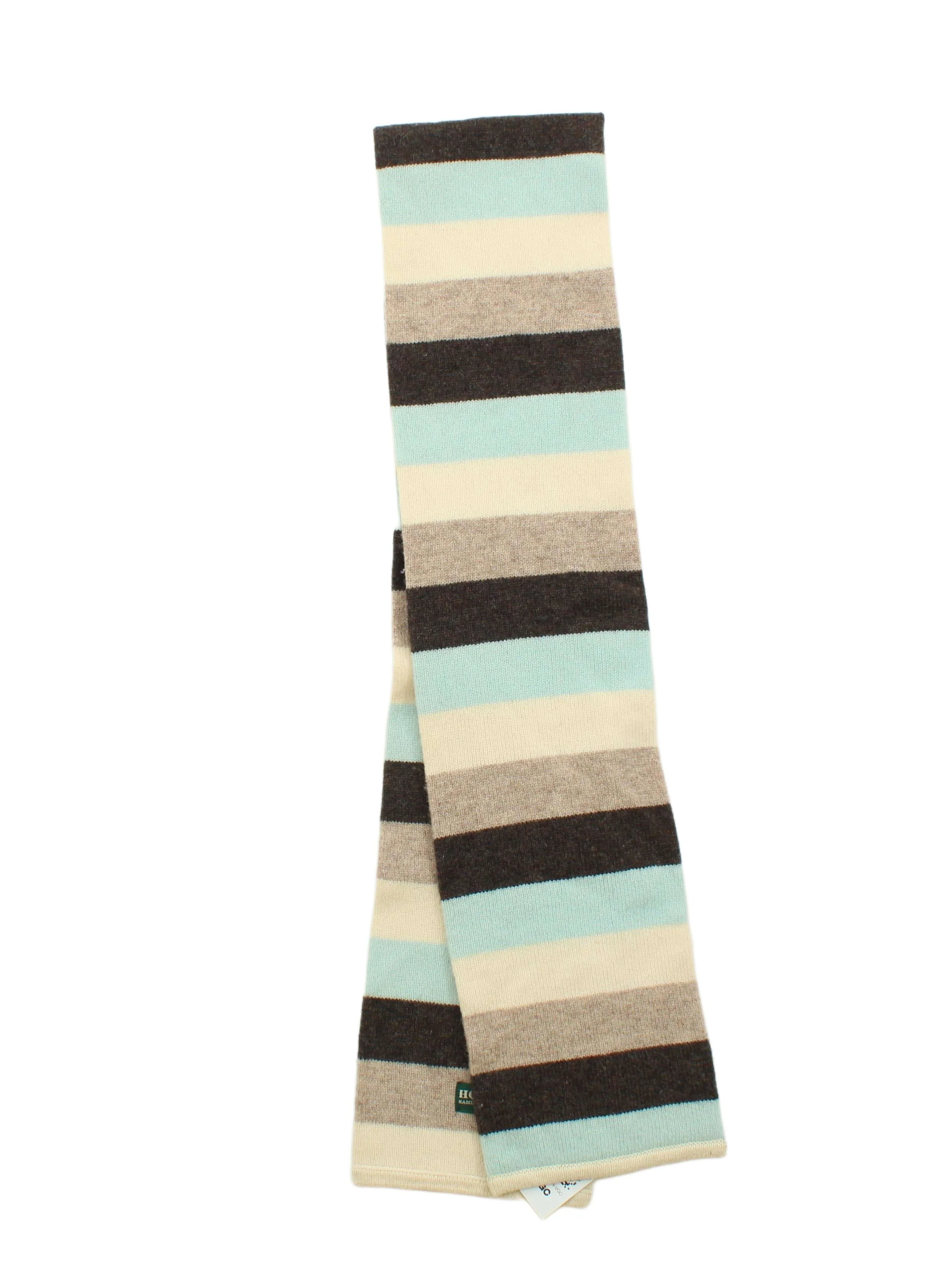 Hobbs Men's Scarf Multi Striped 100% Wool Scarf