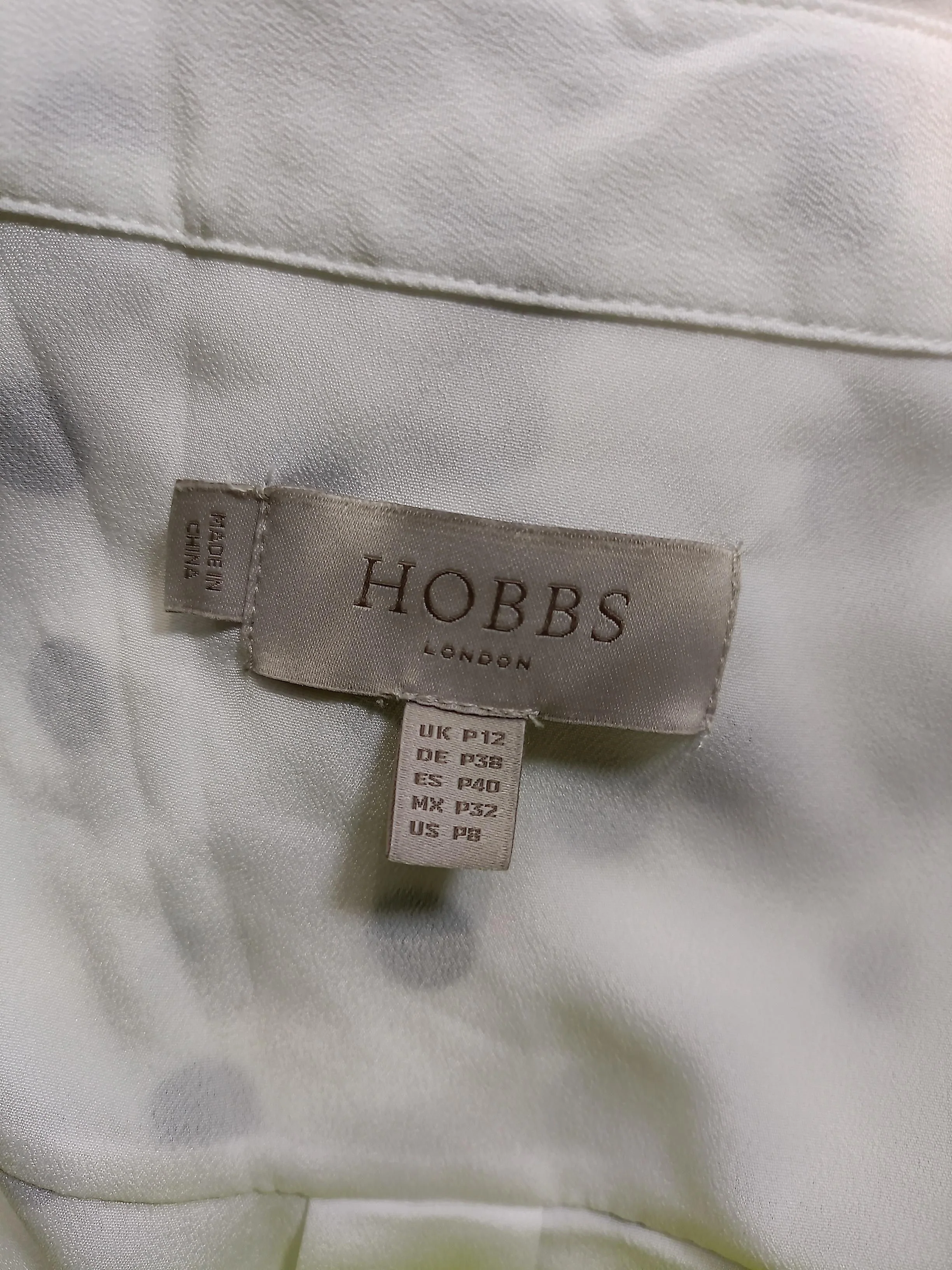Hobbs Shirt Midi Dress UK12 in White - Image 6