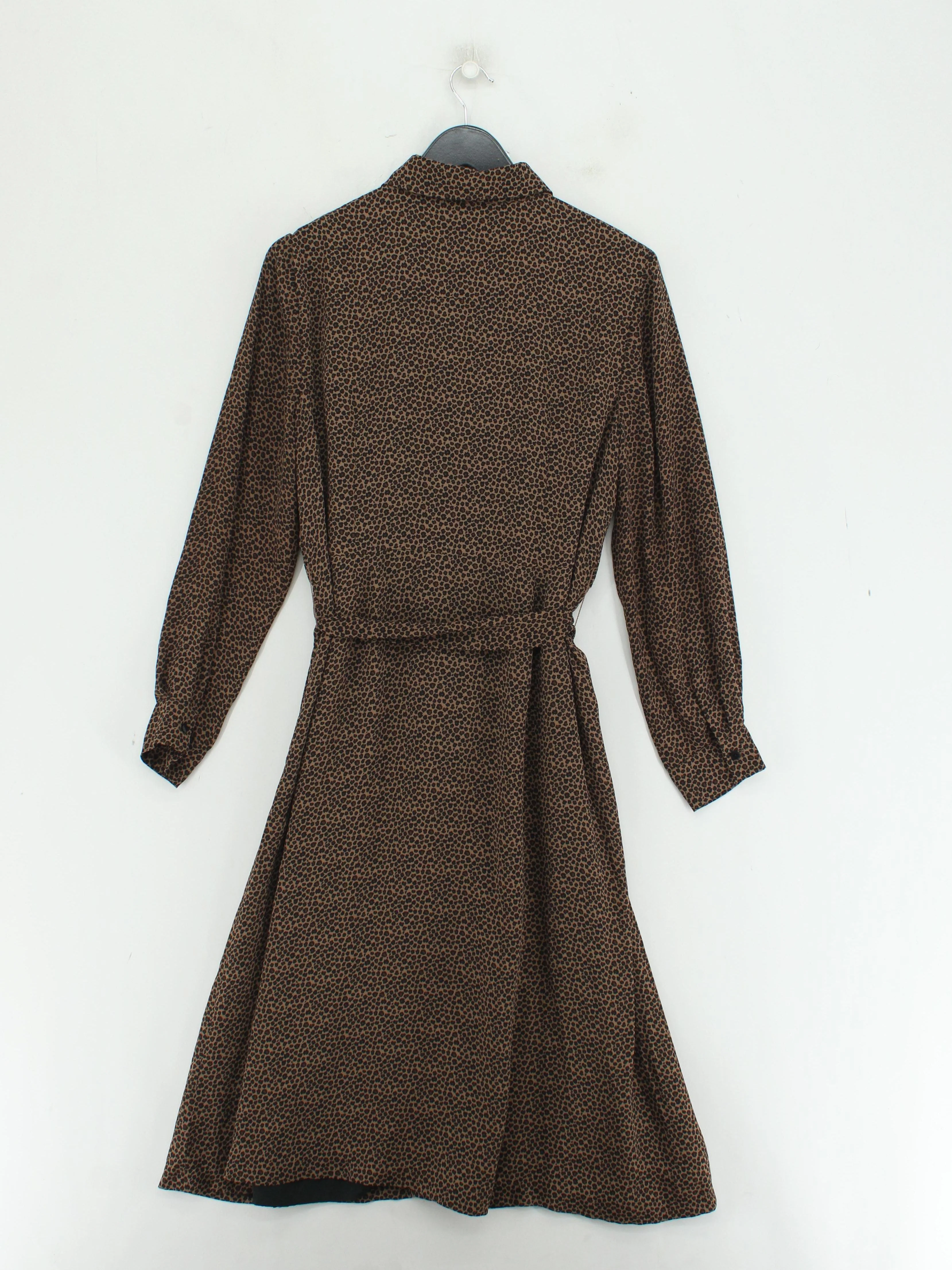 Hobbs Shirt Midi Dress UK16 in Brown - Image 2