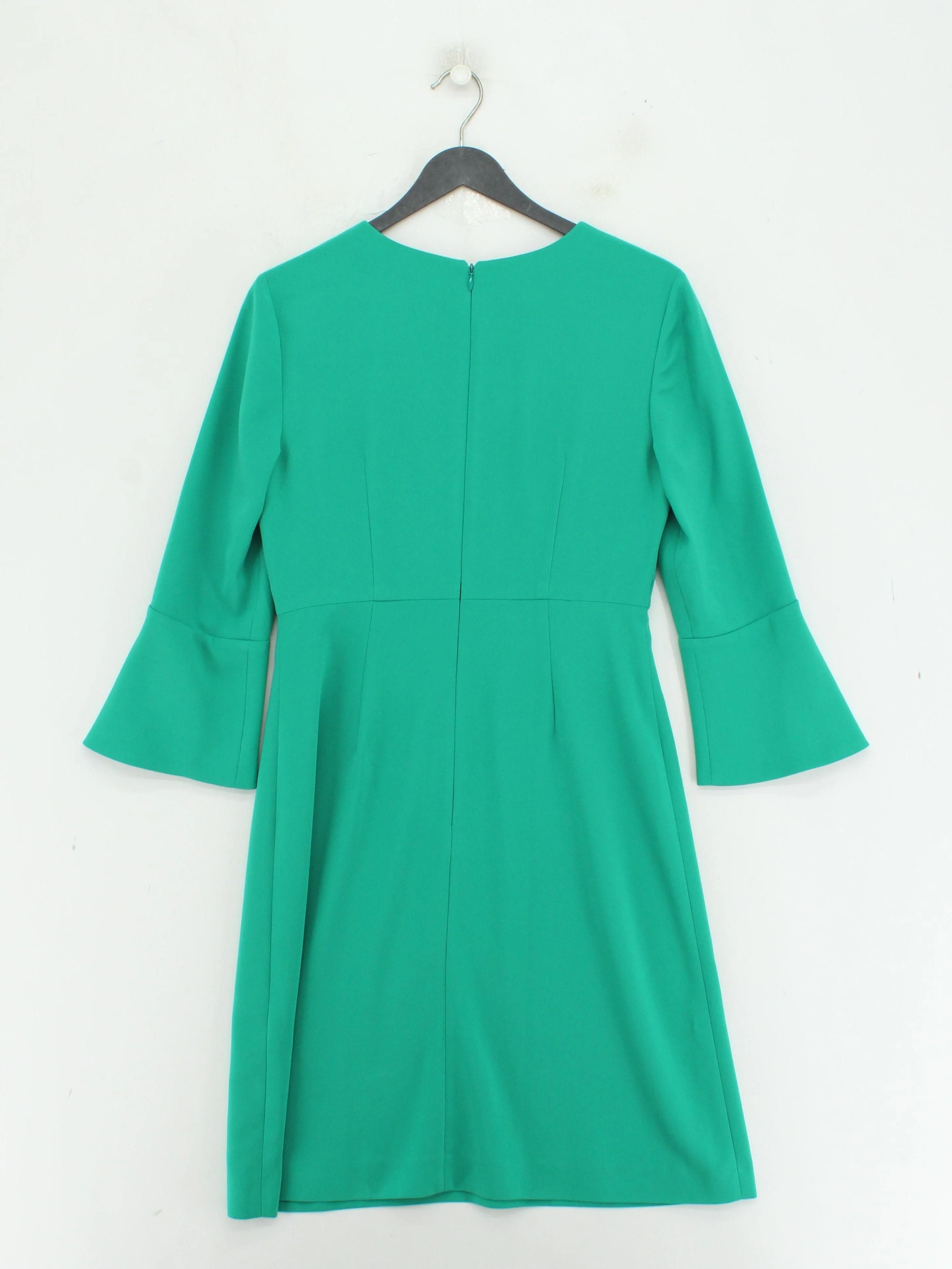 Hobbs Shirt Mini Dress UK10 in Green - Image 2