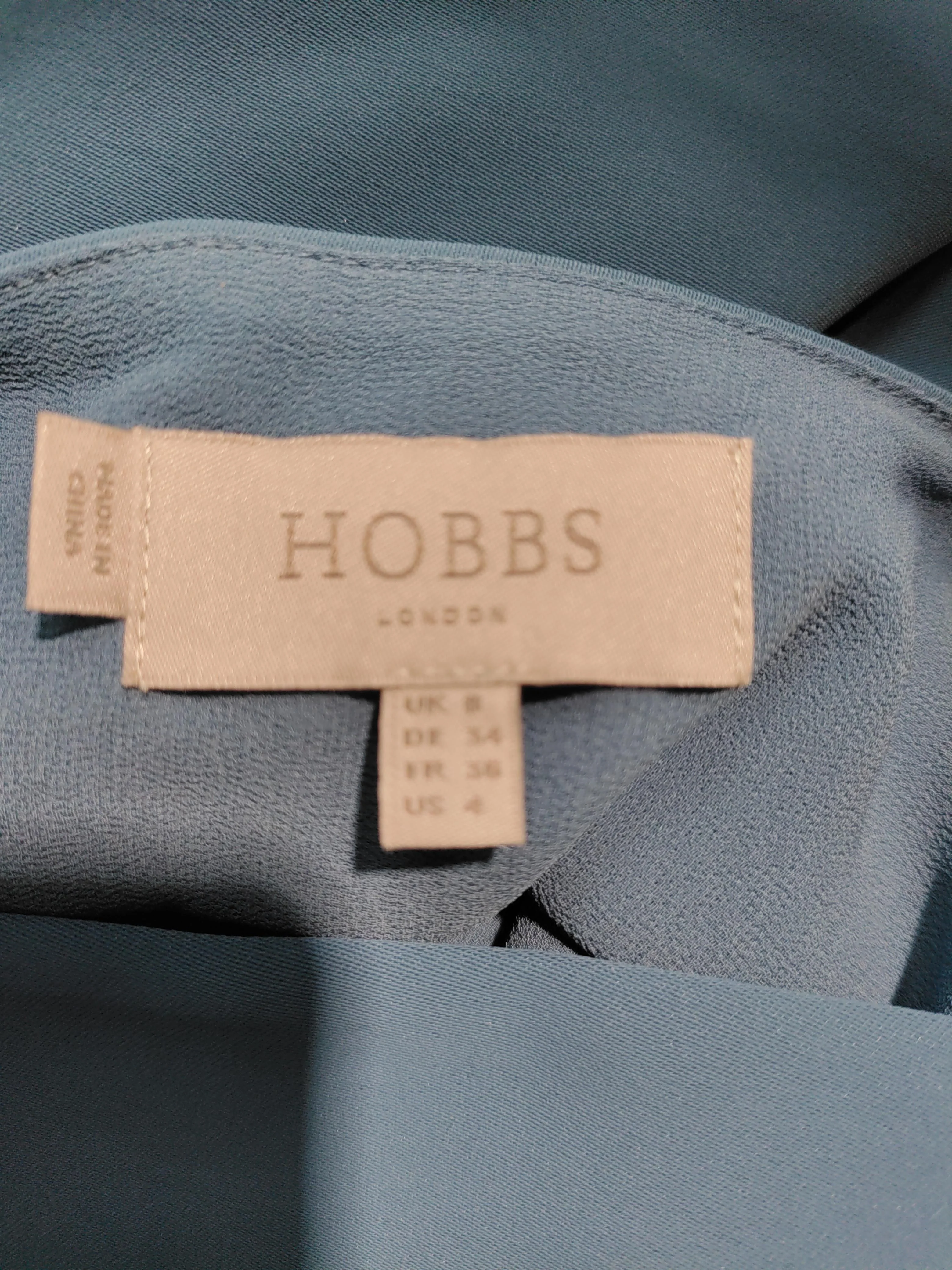Hobbs Skater Mini Dress UK8 in Blue - Image 6