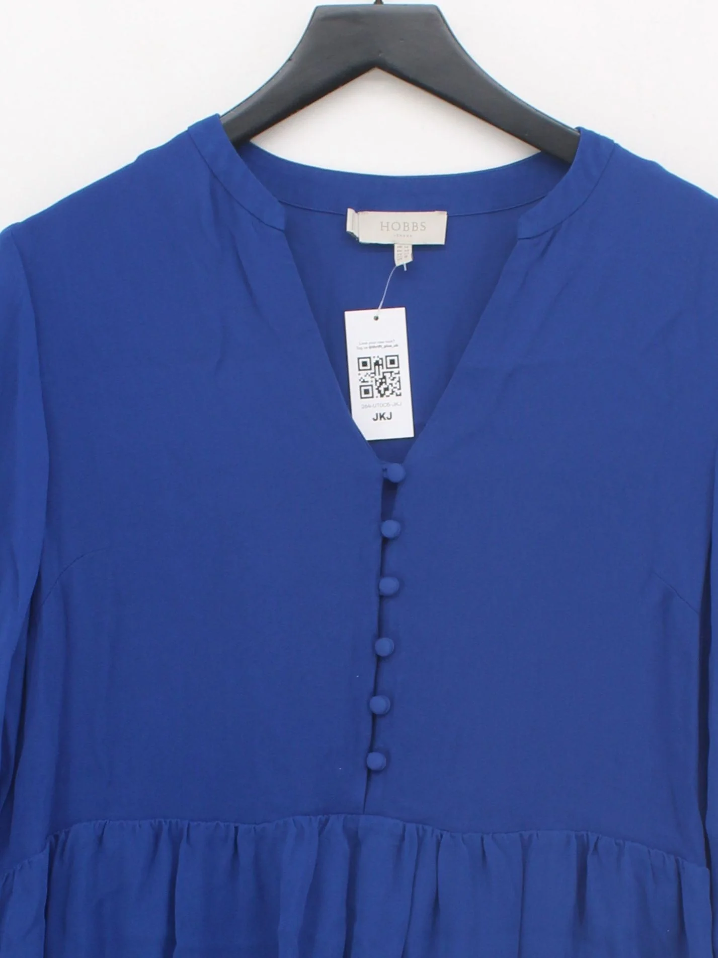 Hobbs T-Shirt Mini Dress UK14 in Blue - Image 3