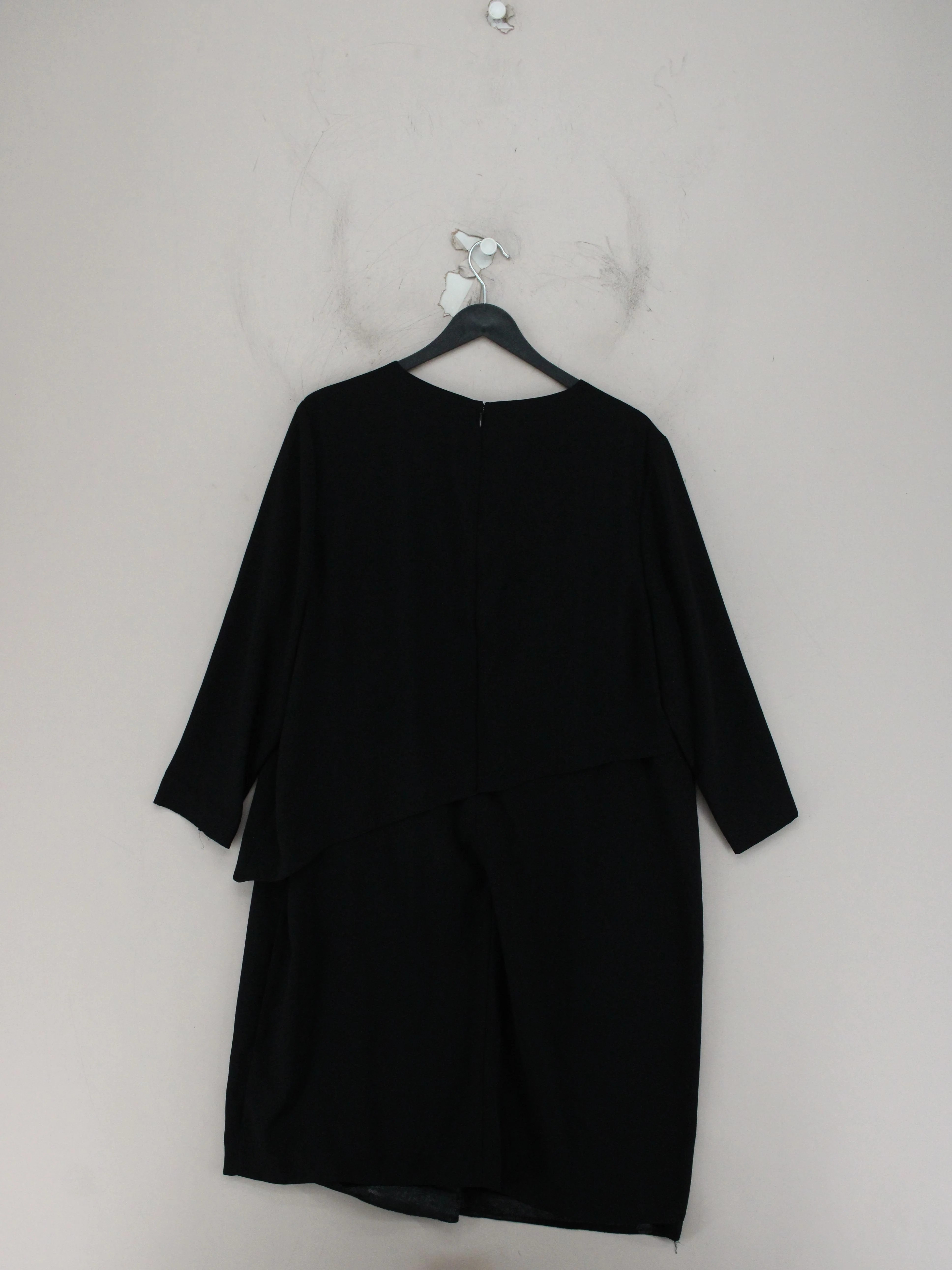 Hobbs T-Shirt Mini Dress UK18 in Black - Image 2