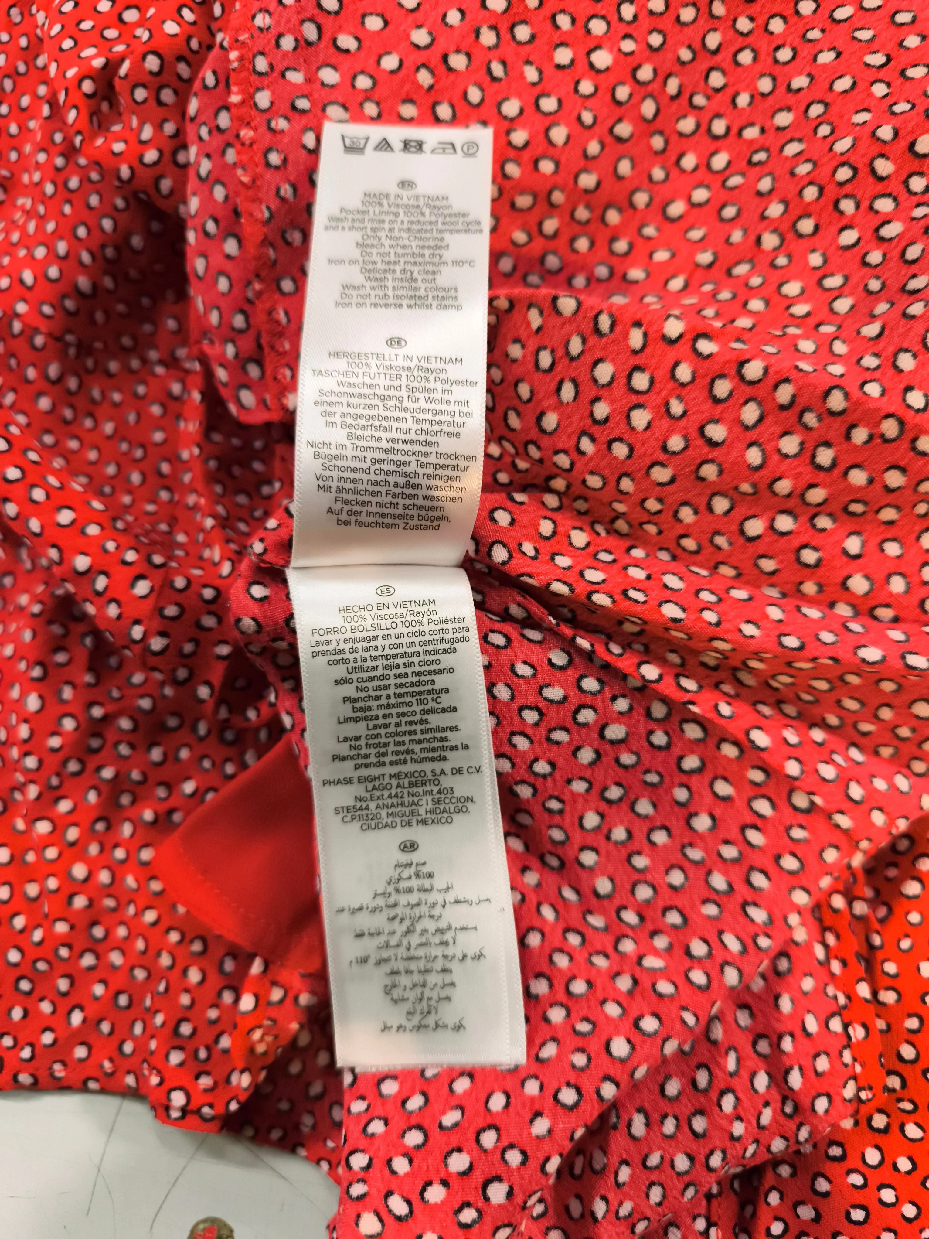 Hobbs T-Shirt Mini Dress UK20 in Red - Image 6