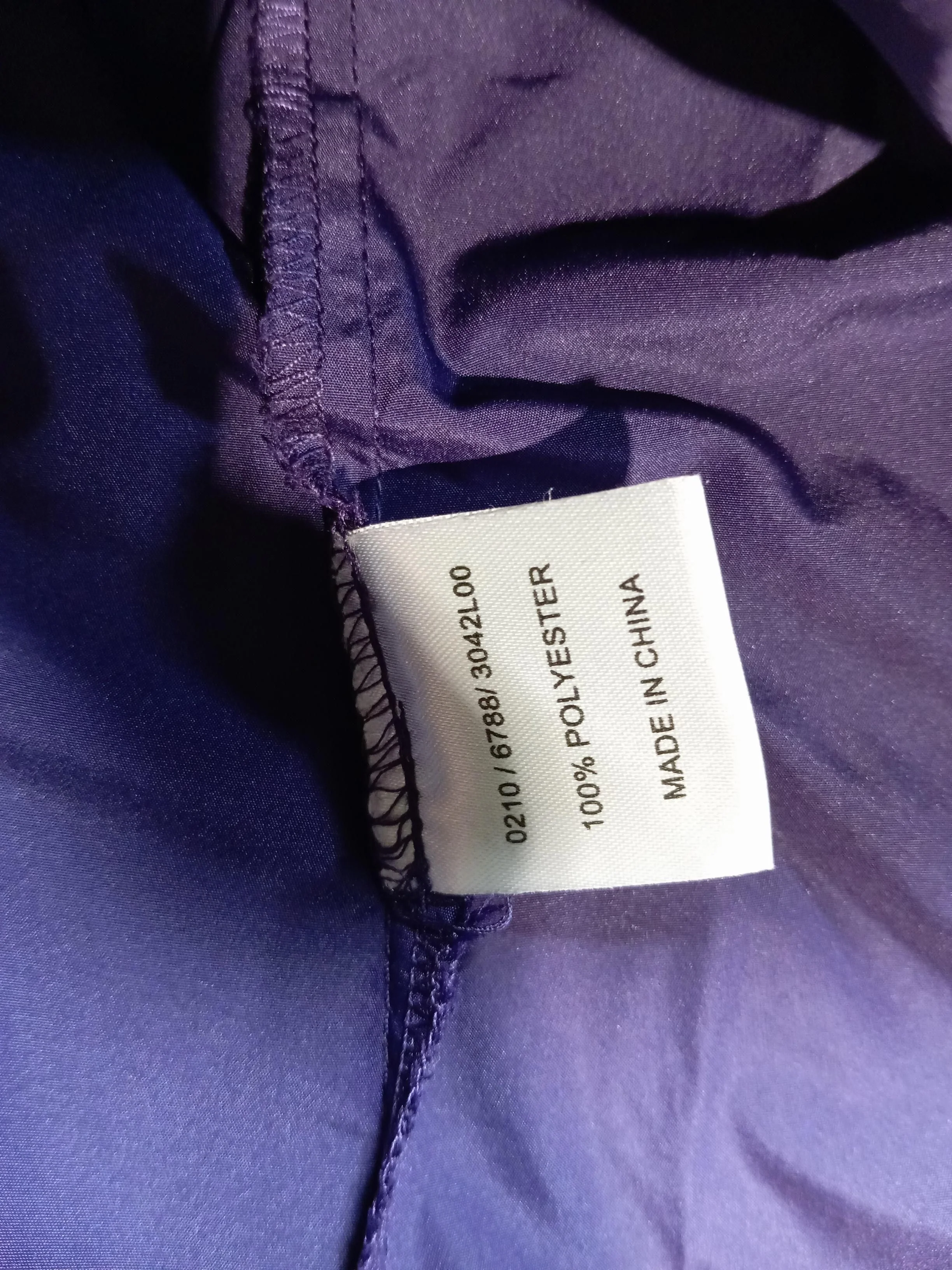 Hobbs Women's Blouse UK 14 Purple 100% Polyester 3/4 Sleeve Collared Basic - Image 6