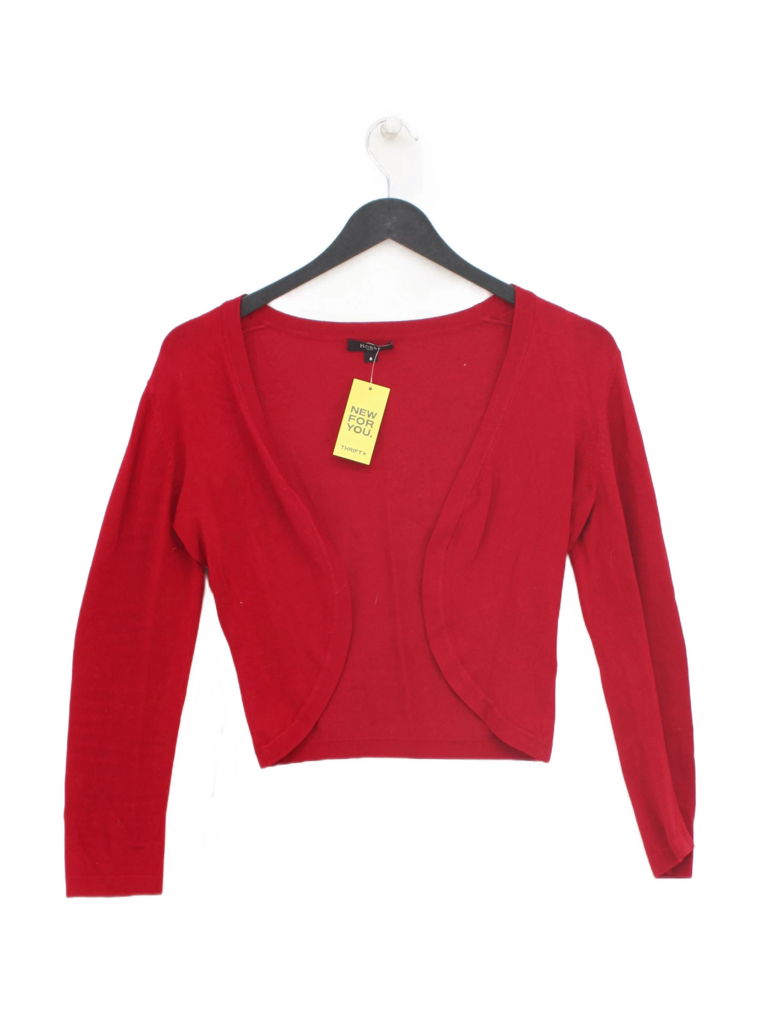 Hobbs Women's Cardigan UK 8 Red Lyocell Modal with Polyamide, Elastane Cardigan