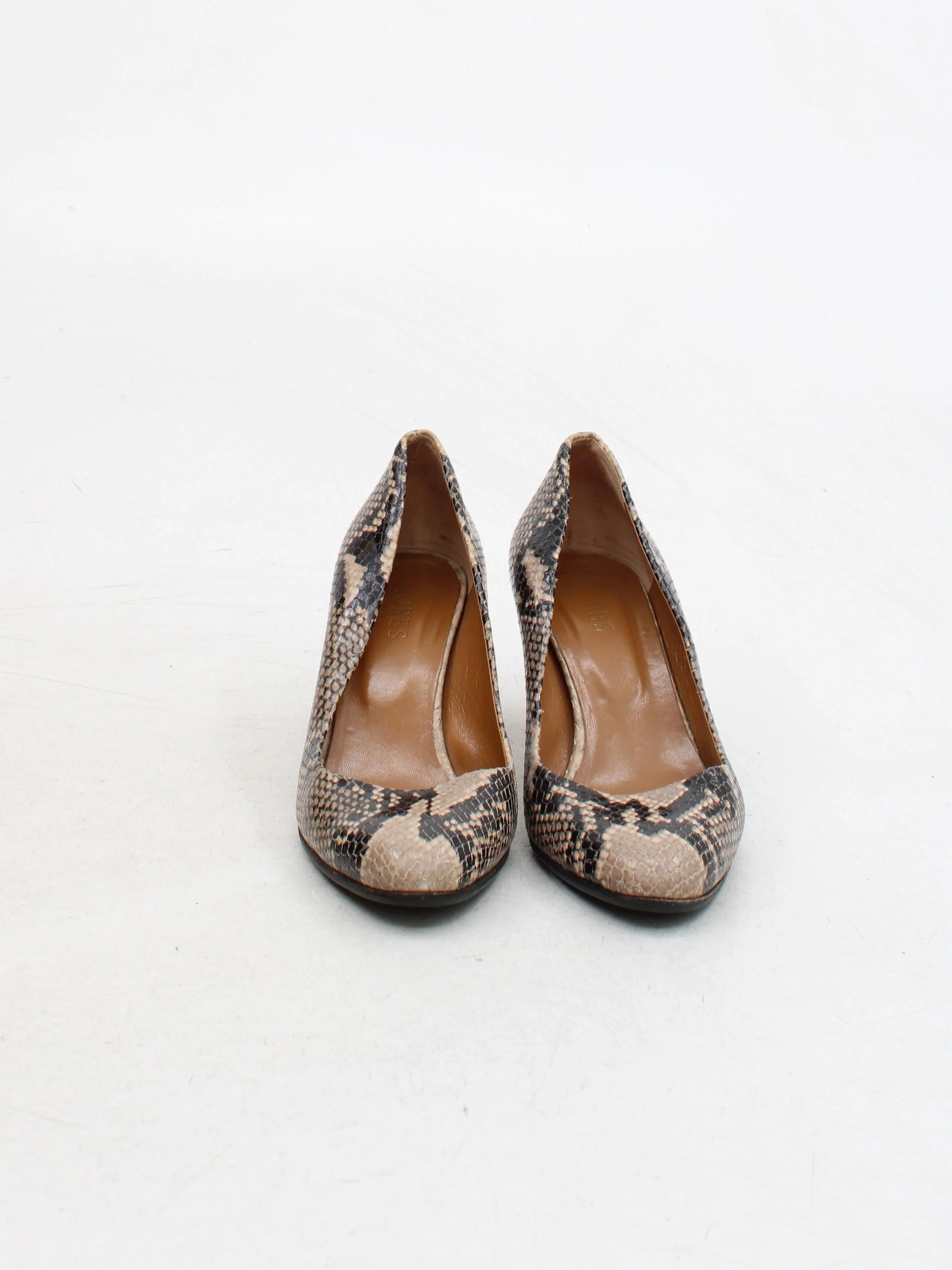 Hobbs Women's Heels UK 5 Multi Animal Print 100% Leather Court - Image 2