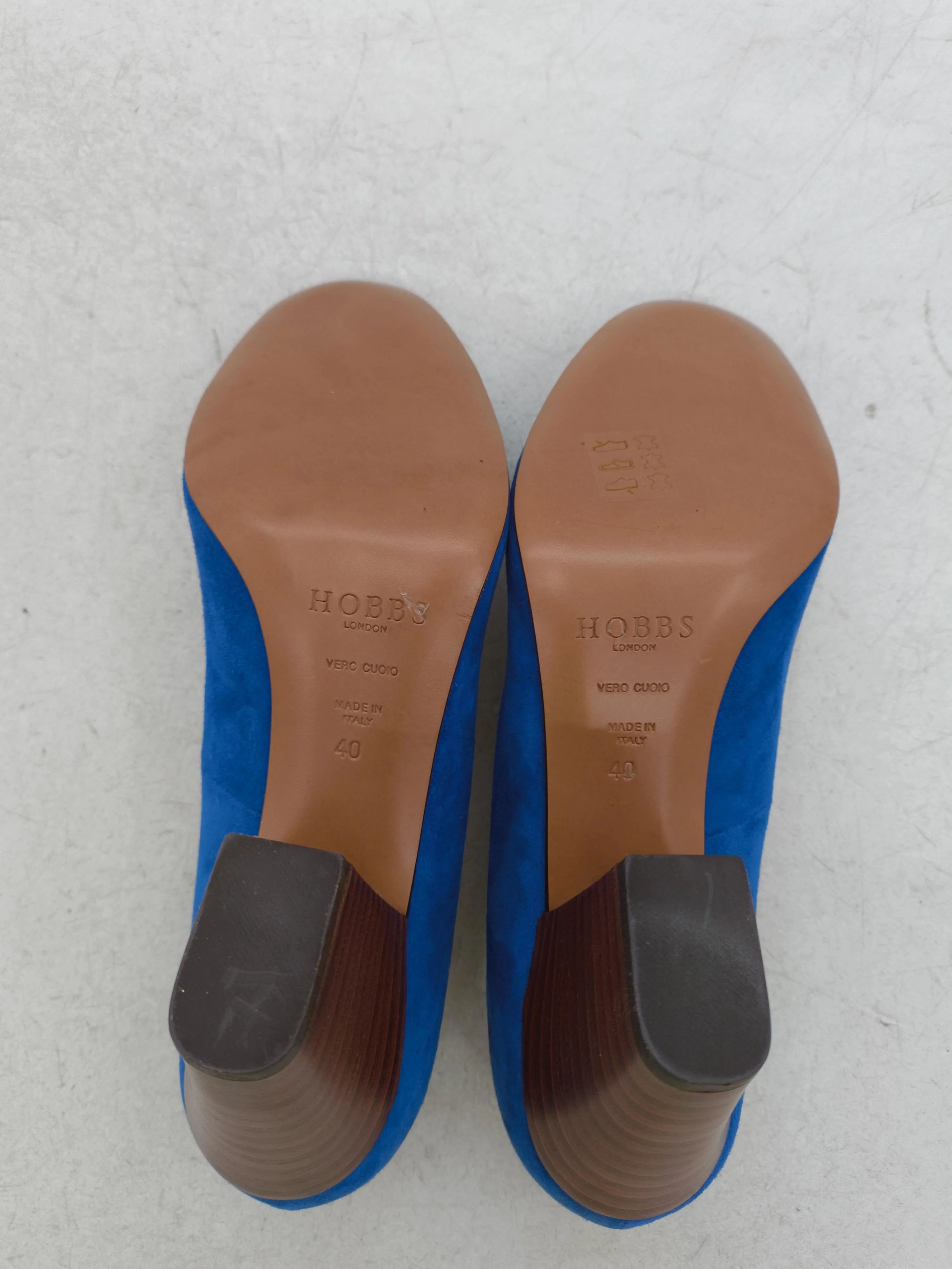 Hobbs Women's Heels UK 6.5 Blue 100% Suede Court - Image 7