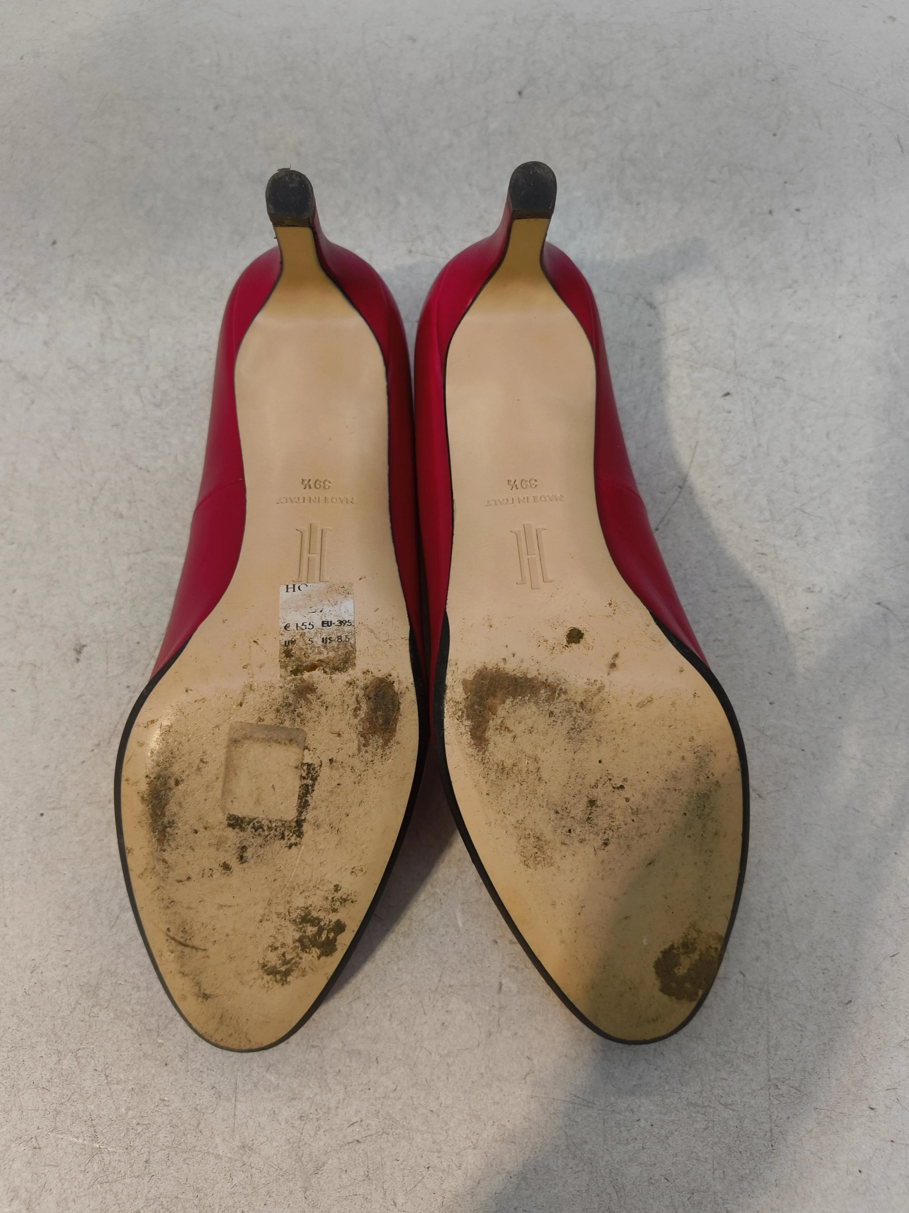 Hobbs Women's Heels UK 6 Red 100% Leather Court - Image 7