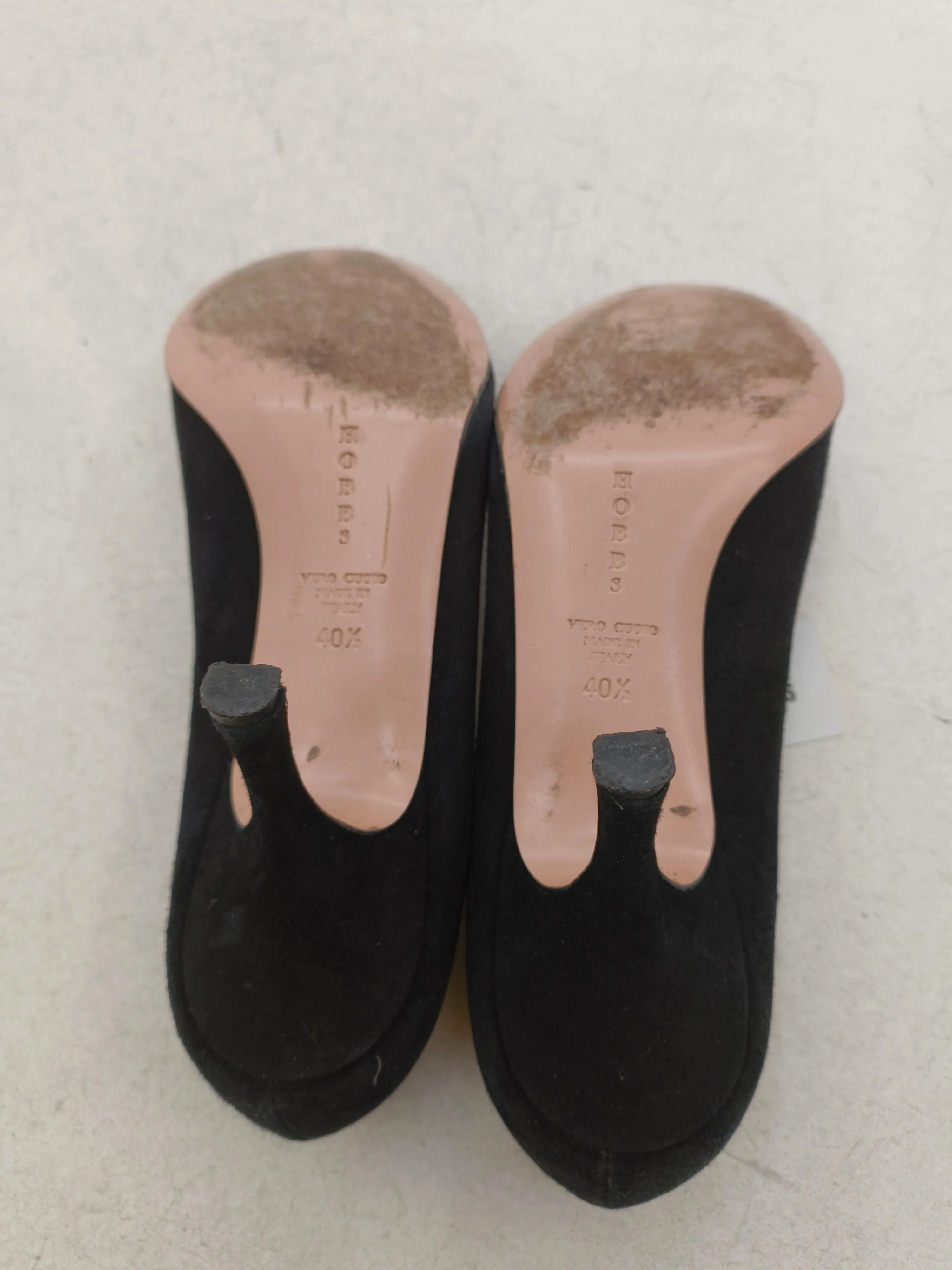 Hobbs Women's Heels UK 7 Black 100% Suede Court - Image 7