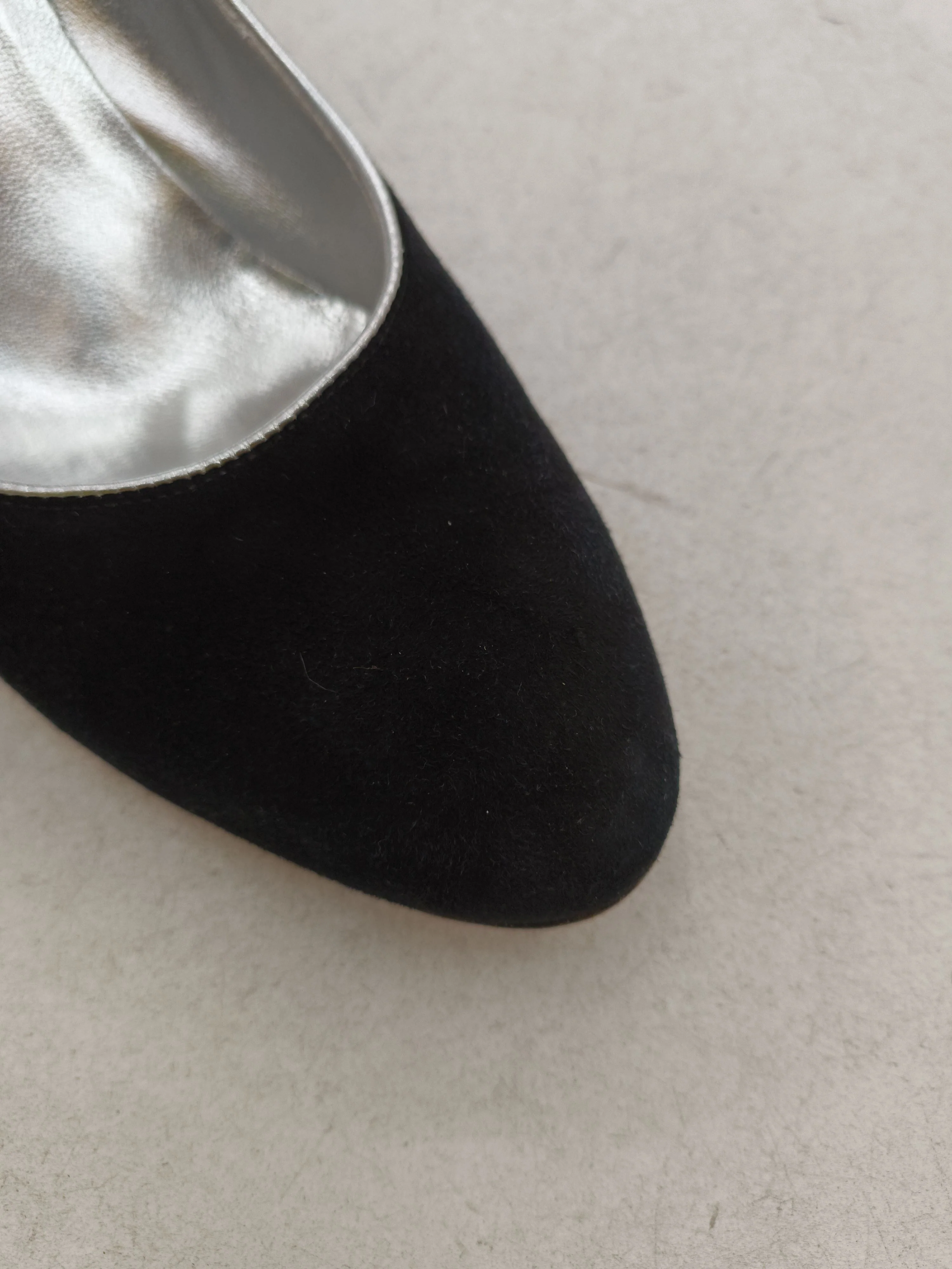 Hobbs Women's Heels UK 7 Black 100% Suede Court - Image 8