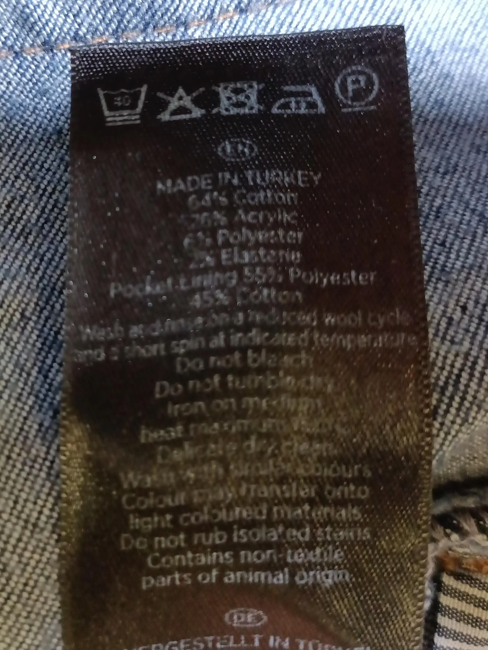 Hobbs Women's Jeans UK 10 Blue Cotton with Acrylic, Polyester, Elastane Skinny - Image 6