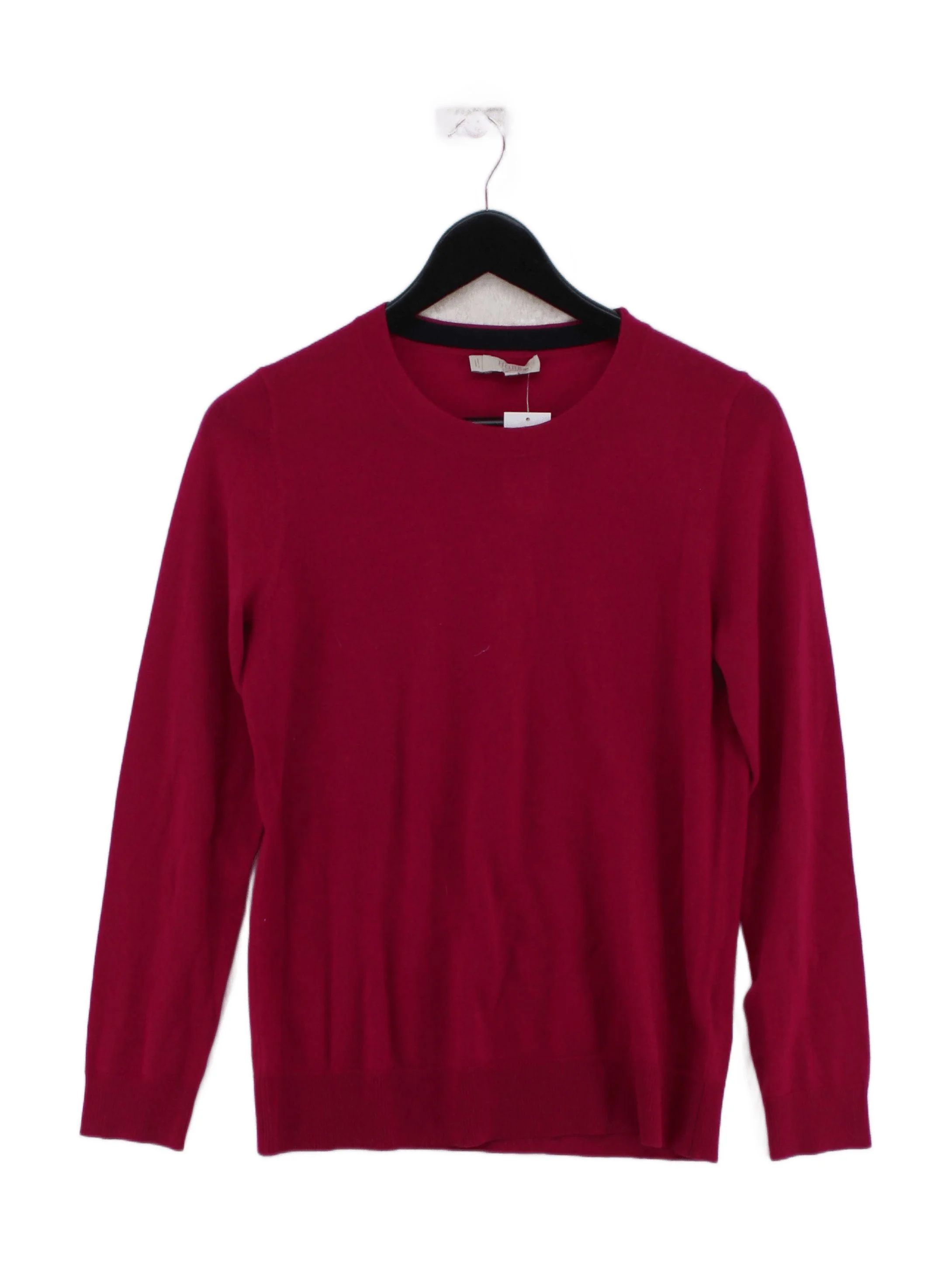 Hobbs Women's Jumper M Red 100% Wool Crew Neck Pullover