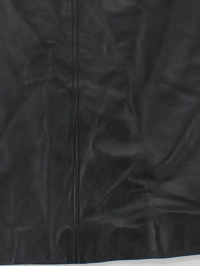 Hobbs Women's Mini Skirt UK 10 Black 100% Leather Short Mini - Image 4
