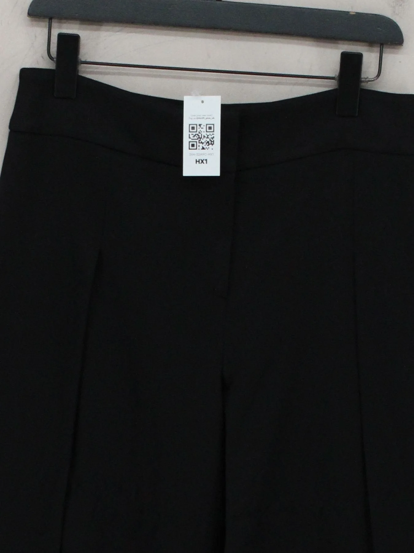 Hobbs Women's Trousers UK 12 Black Polyester with Viscose, Elastane Cropped - Image 3