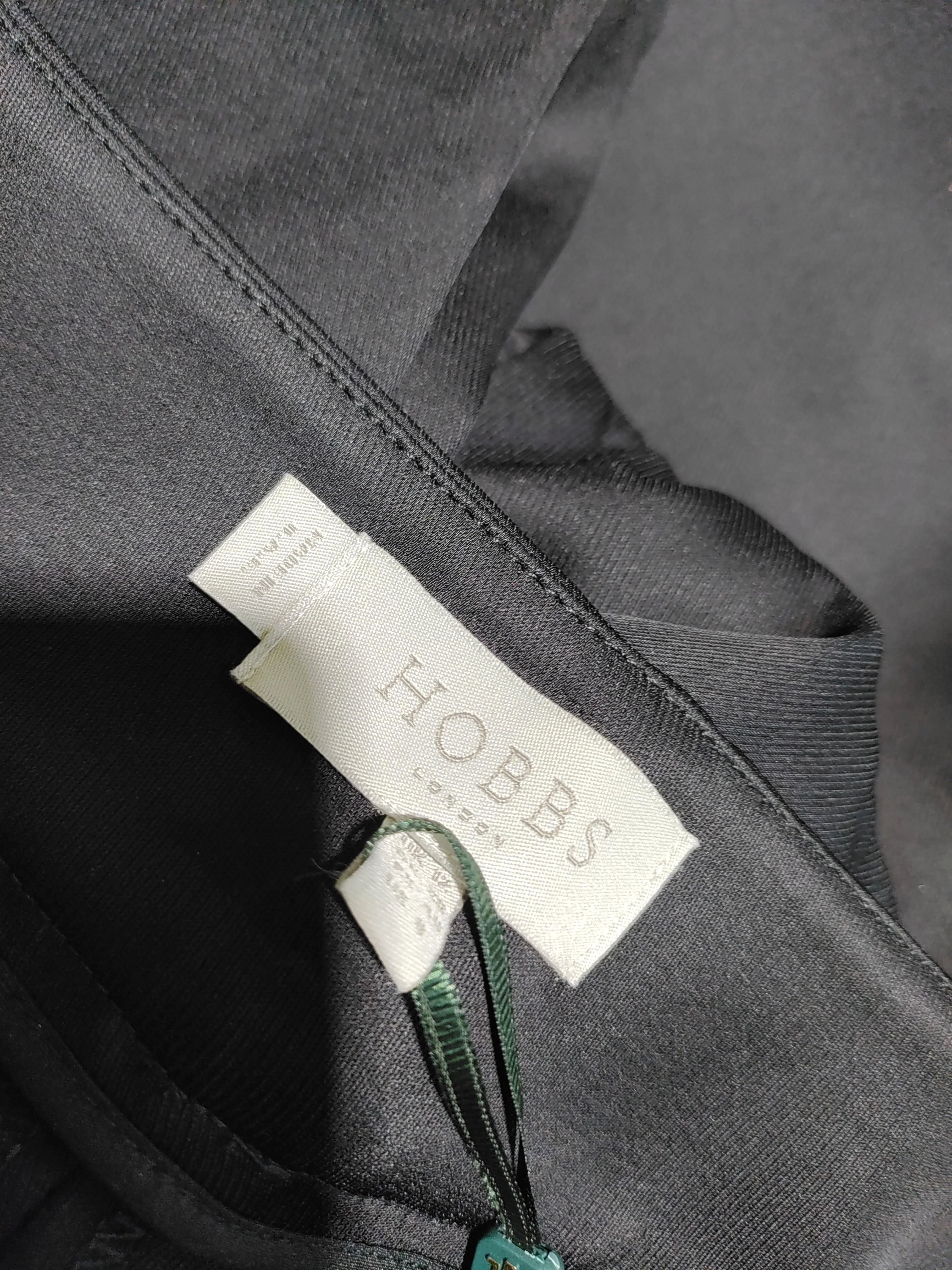 Hobbs Women's Trousers UK 12 Black Polyester with Viscose, Elastane Cropped - Image 5