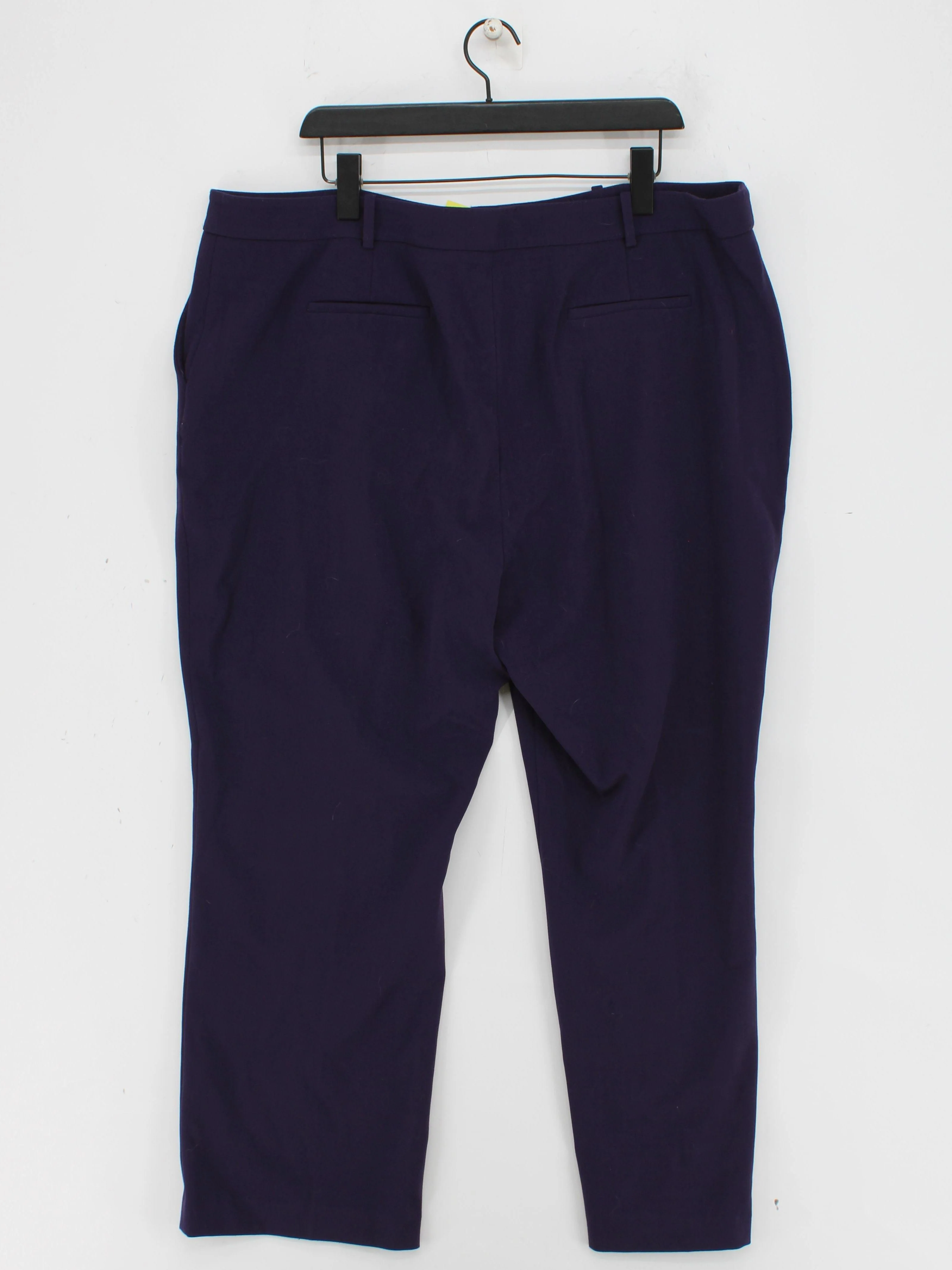 Hobbs Women's Trousers UK 20 Purple Polyester with Viscose, Elastane Chino - Image 2