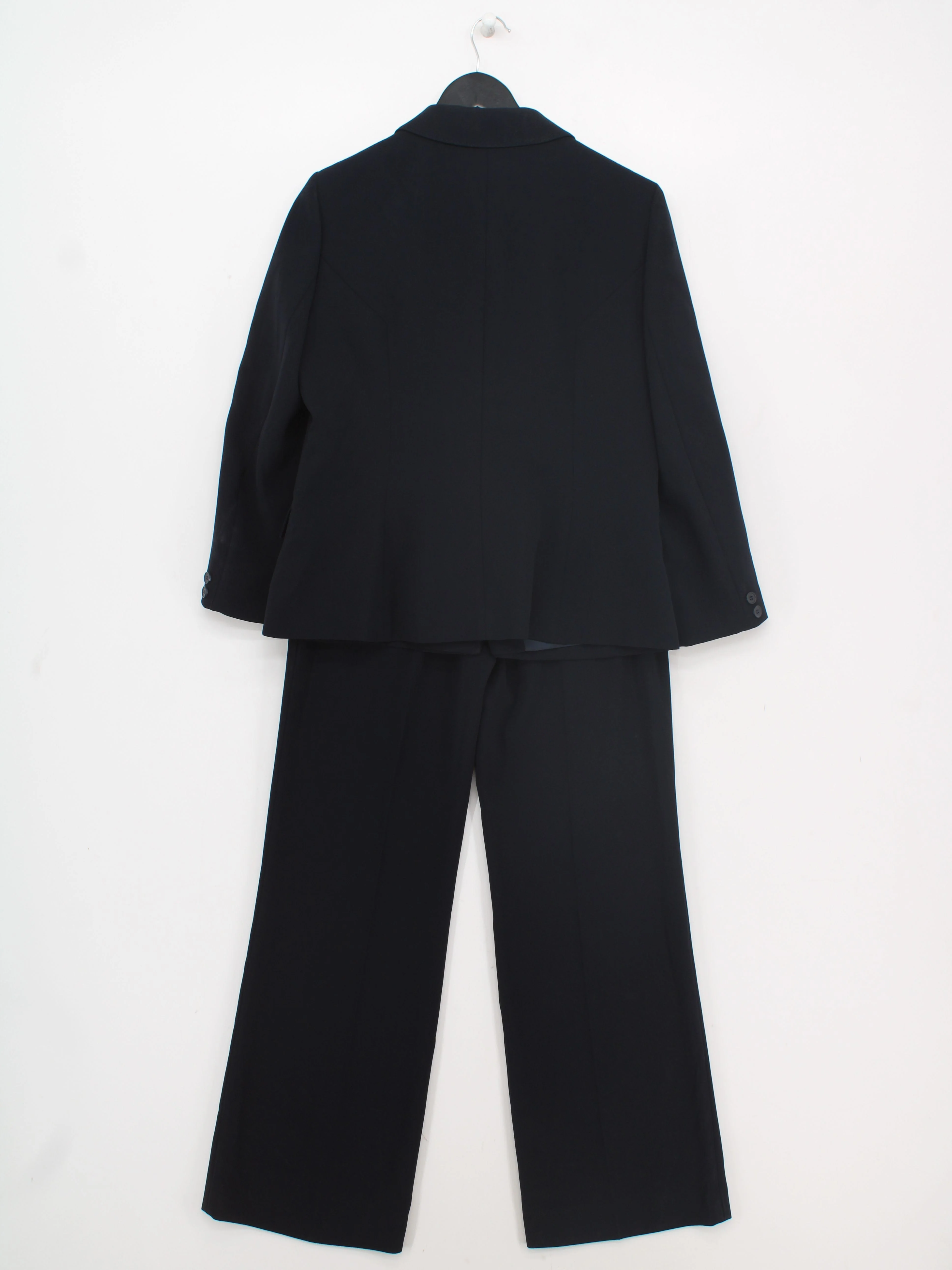 Hobbs Women's Two Piece Suit UK 10 Blue 100% Polyester Trouser Suit - Image 2